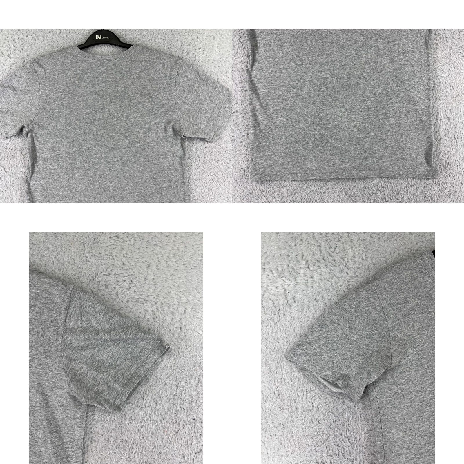 Nike NIKE Shirt Men S Gray Swoosh Logo Short Sleeve Crew Neck Cotton Blend Dri-FIT Size US S / EU 44-46 / 1 - 8 Thumbnail