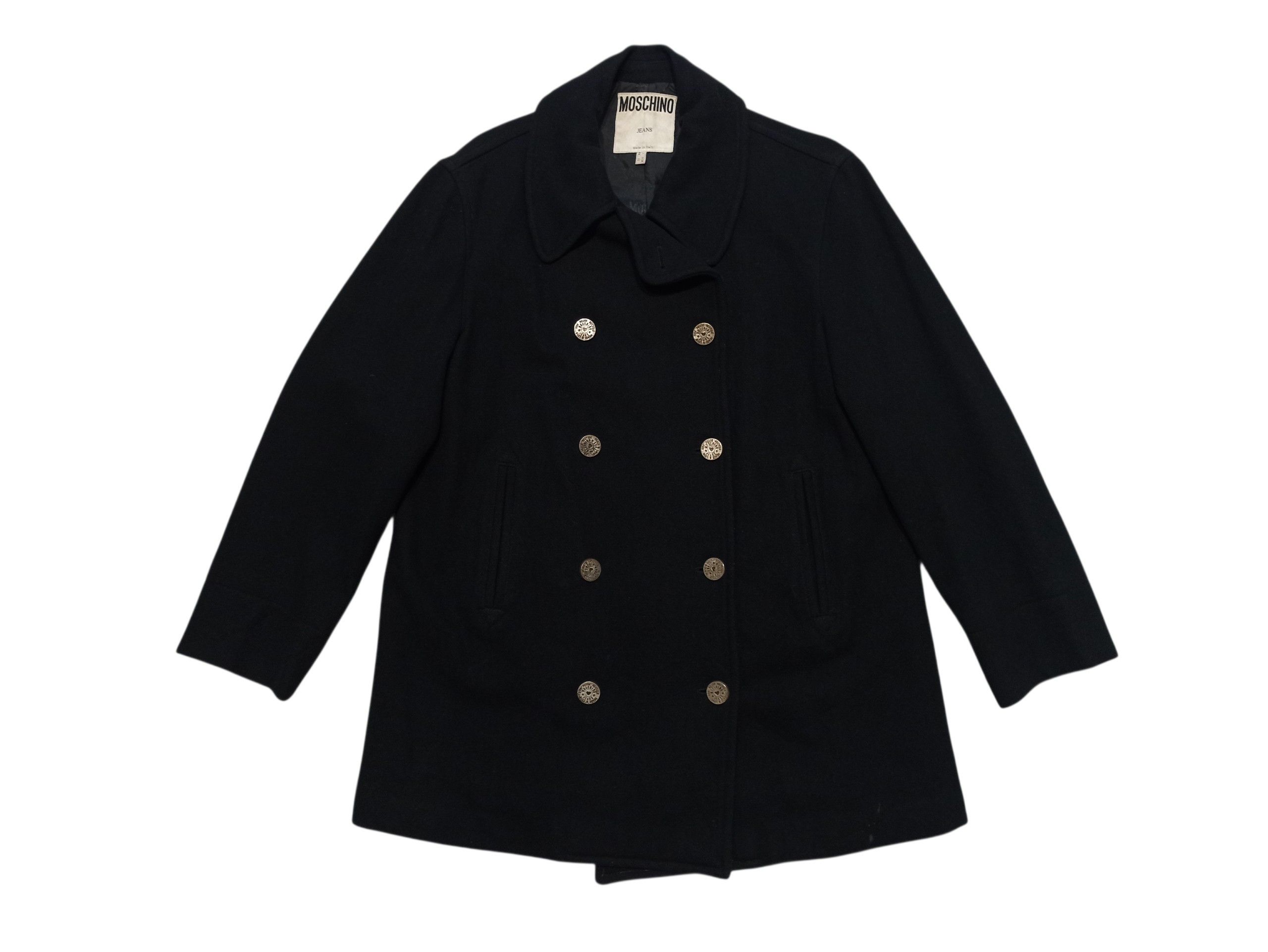 Moschino Moschino double-breasted vintage coat Size M / US 6-8 / IT 42-44 - 1 Thumbnail