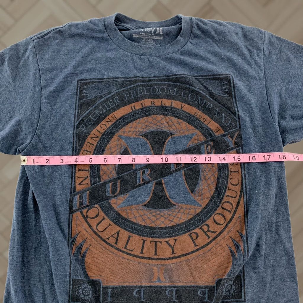 Hurley Hurley Premium Fit Short Sleeve T Shirt Men M Blue Size US M / EU 48-50 / 2 - 1 Thumbnail
