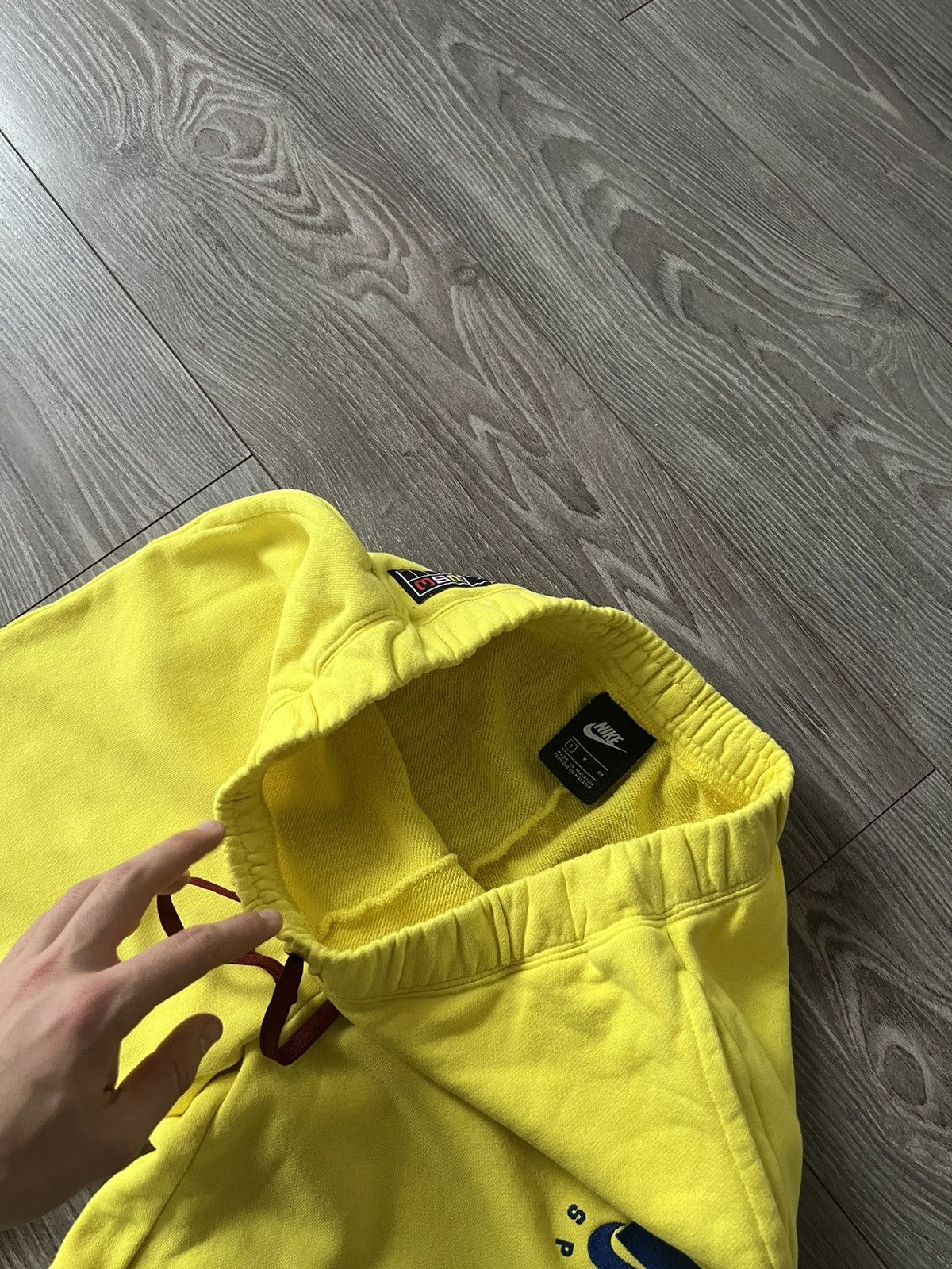 Nike ‼️Nike Sportswear NSW 253 Yellow Cotton Joggers‼️ Size US 32 / EU 48 - 23 Thumbnail