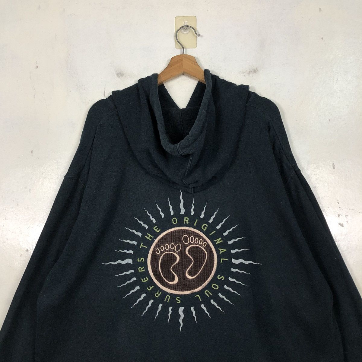 Vintage 📌Vintage Hang Ten Hoodie Pull Over Embroidery Big Logo Size US M / EU 48-50 / 2 - 11 Thumbnail
