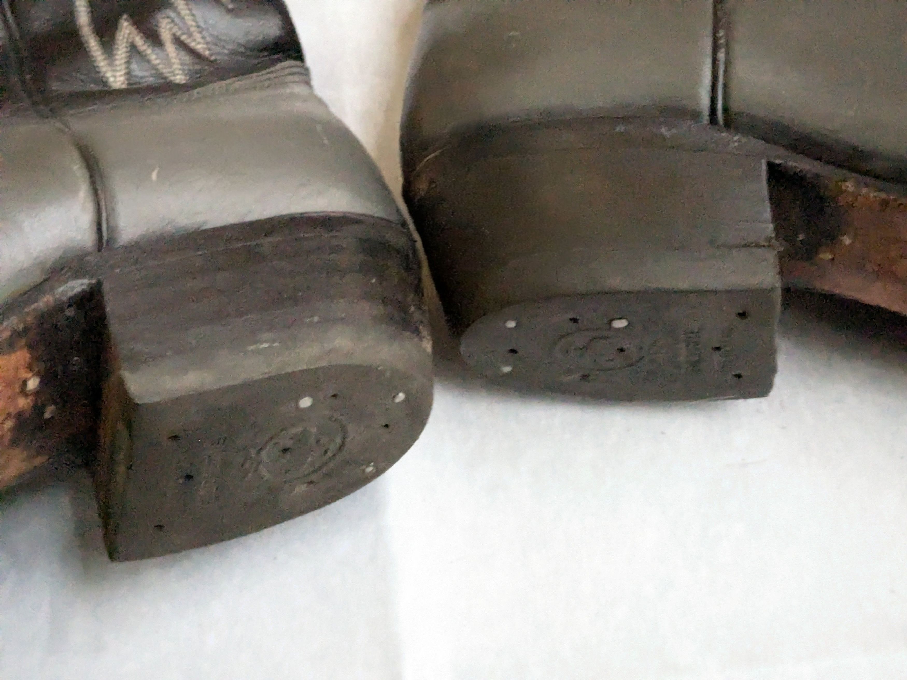 Genuine Leather Nocona Cowboy Boots Gray Black Leather 10.5 D USA Size US 10.5 / EU 43-44 - 14 Thumbnail