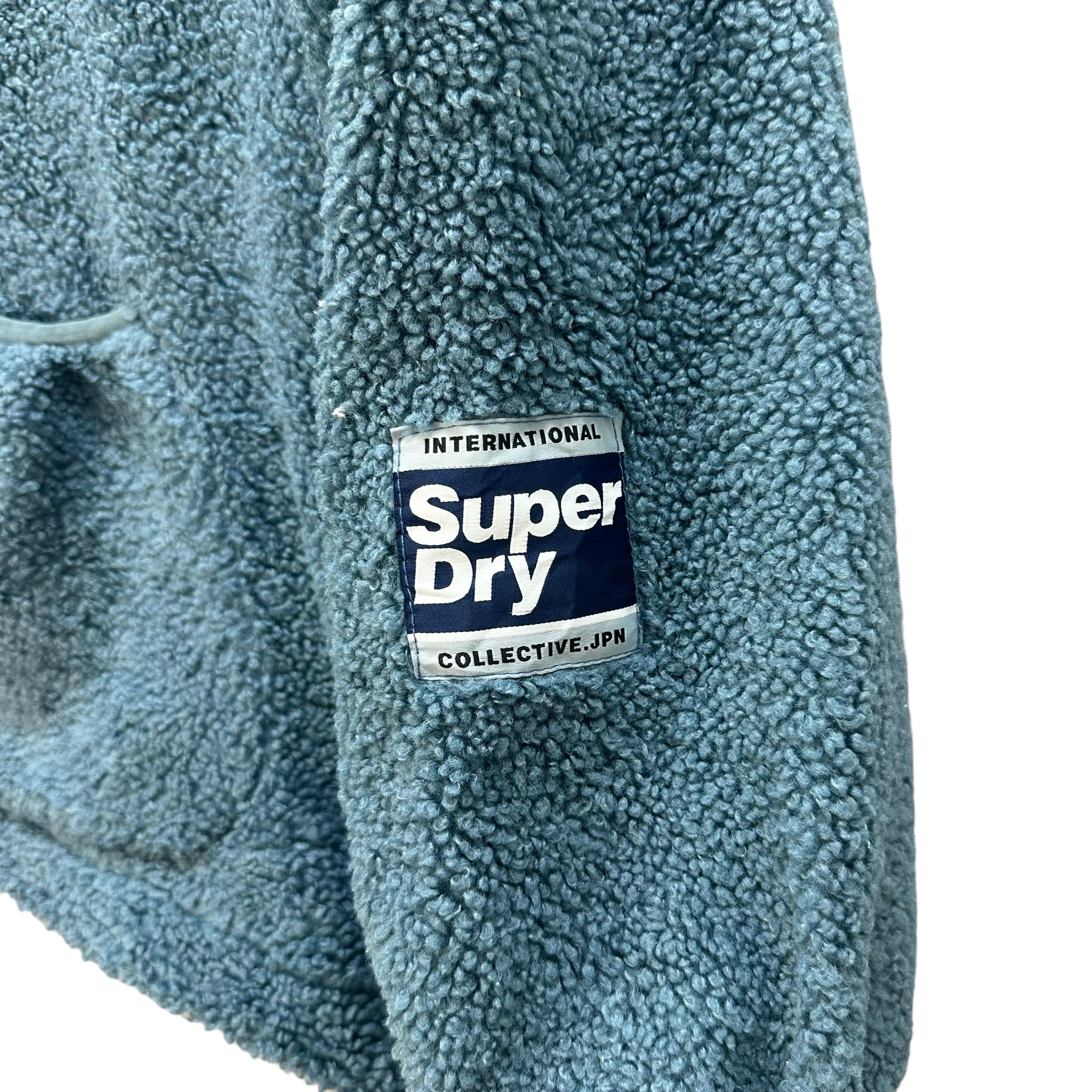 Japanese Brand SUPERDRY NICE DESIGN DEEP PILE FLEECE HOODIE #8014-77 Size US L / EU 52-54 / 3 - 7 Thumbnail