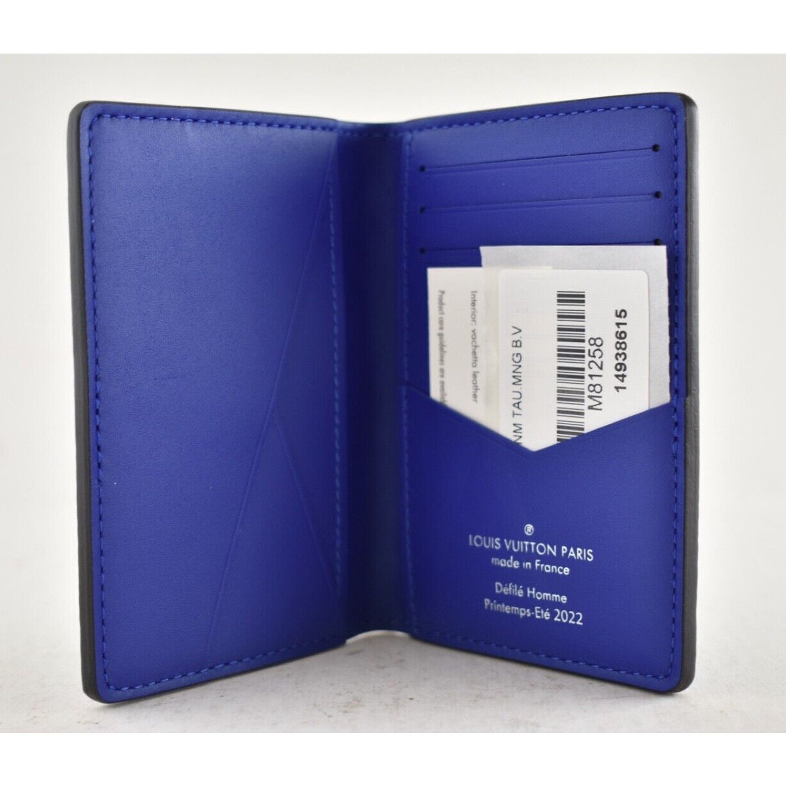 Louis Vuitton Louis Vuitton Logo Green Blue Ombre Pocket Organizer Wallet Size ONE SIZE - 5 Thumbnail