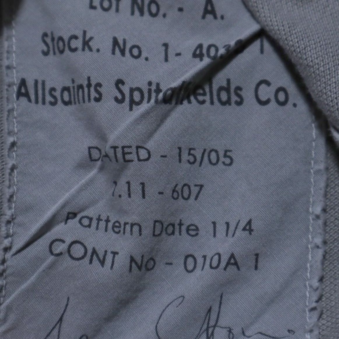 Allsaints Allsaints Polo Shirt Gray Men's M Pique Cotton Solid Shirt 90s Size US M / EU 48-50 / 2 - 7 Thumbnail