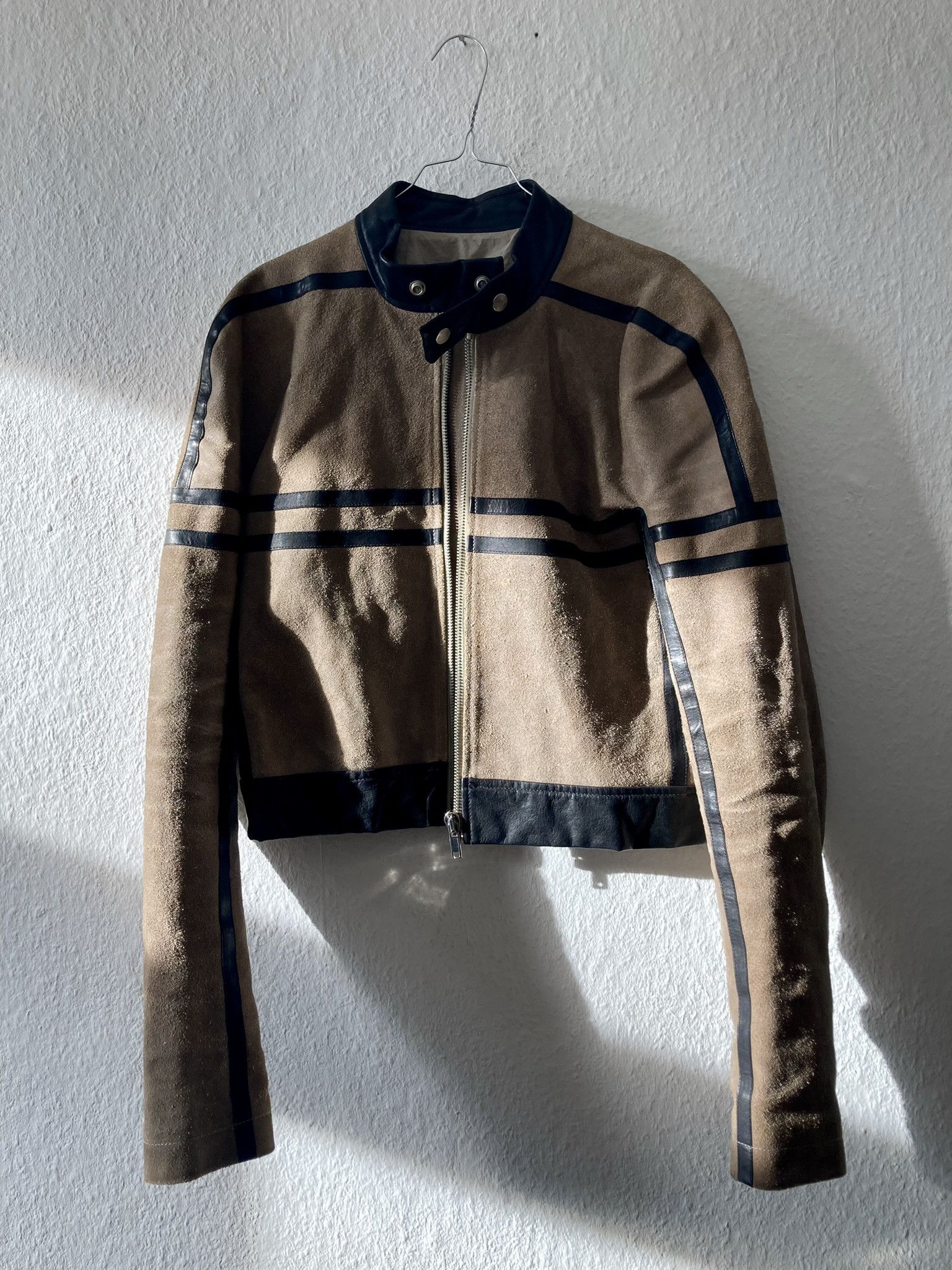 Rick Owens FW12 "MOUNTAIN" Cropped Runway Cow Leather Jacket Rick Owens Size US L / EU 52-54 / 3 - 3 Thumbnail