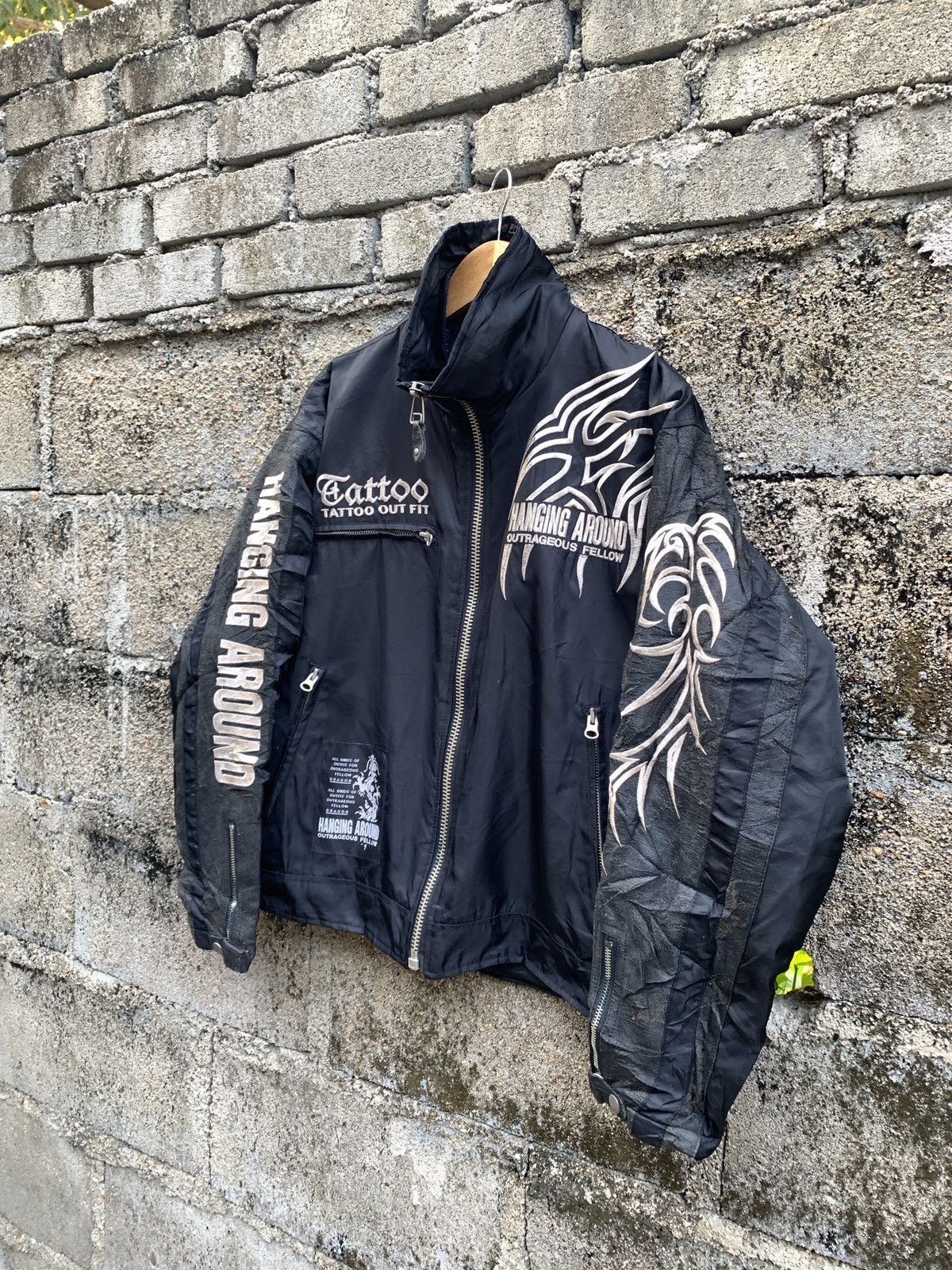 Japanese Brand Vintage Hanging Around Outrageous Fellow Zipper Jacket Size US L / EU 52-54 / 3 - 4 Thumbnail