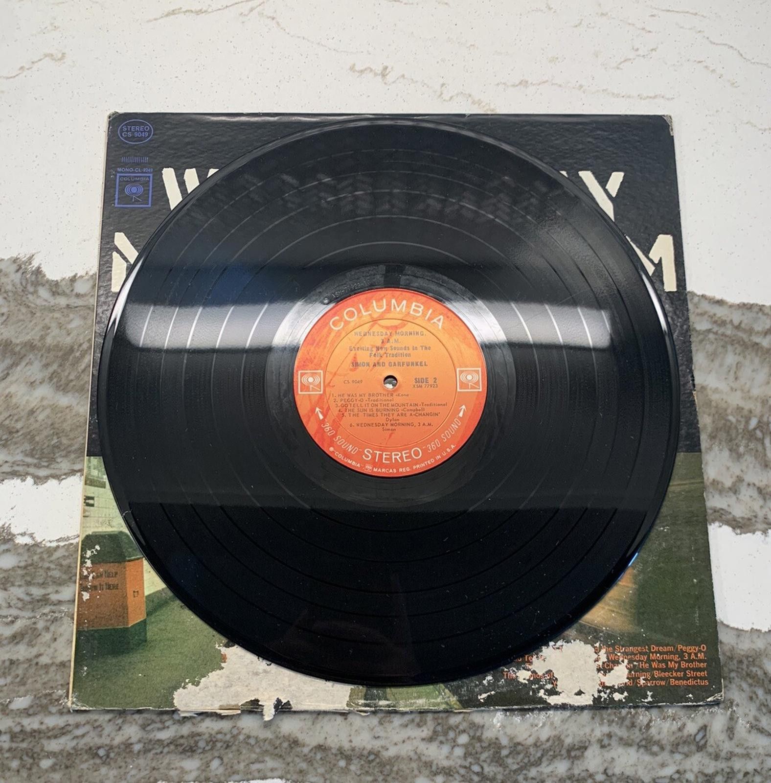 Designer SIMON & GARFUNKEL WEDNESDAY MORNING 3 AM 360 SOUND LP VINYL Size ONE SIZE - 3 Thumbnail