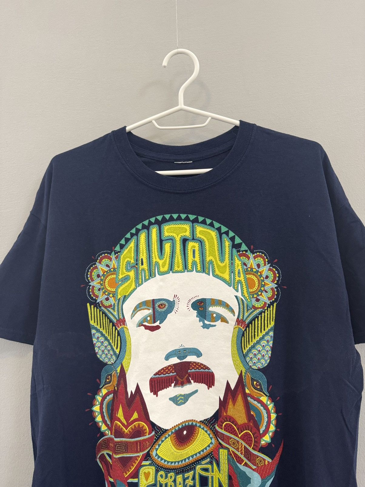 Band Tees × Gildan × Vintage VTG Santana T Shirt Mens M Tie Dye Band 2000 Y2K Size US M / EU 48-50 / 2 - 2 Thumbnail