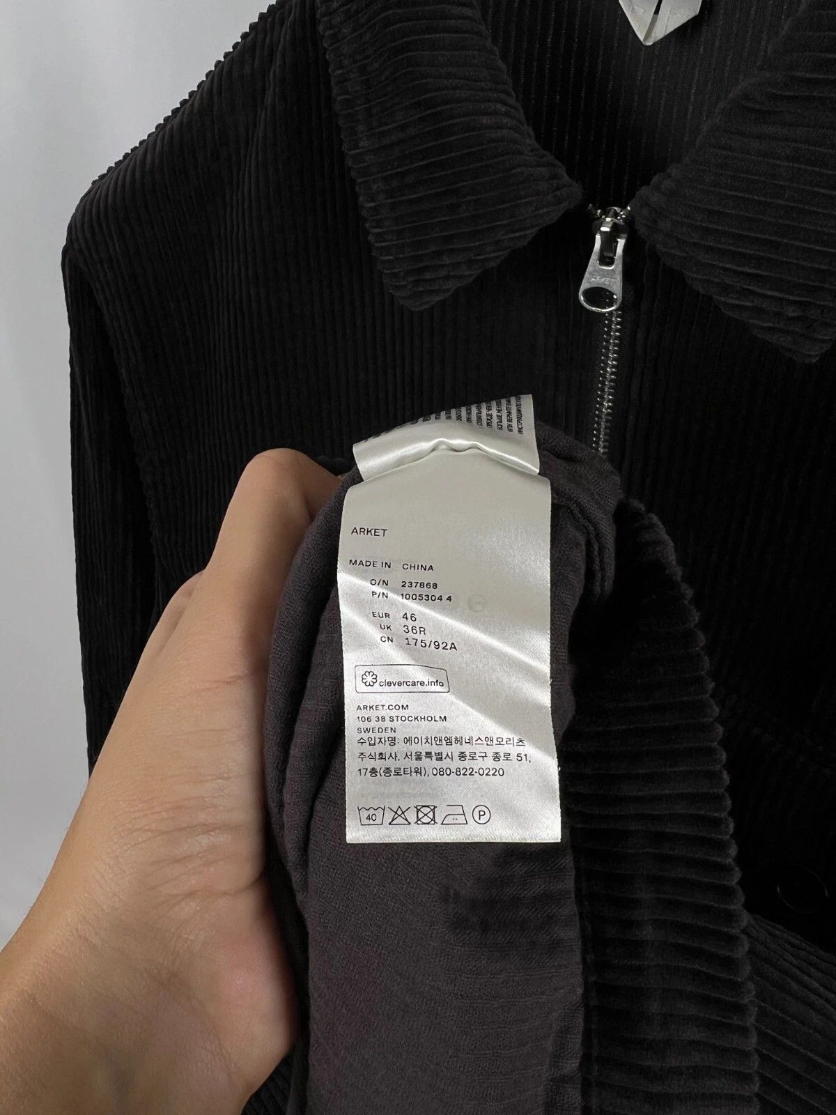 Arket Arket Corduroy Half-Zip Overshirt Anorak Jacket Size US 36 Size US S / EU 44-46 / 1 - 11 Thumbnail