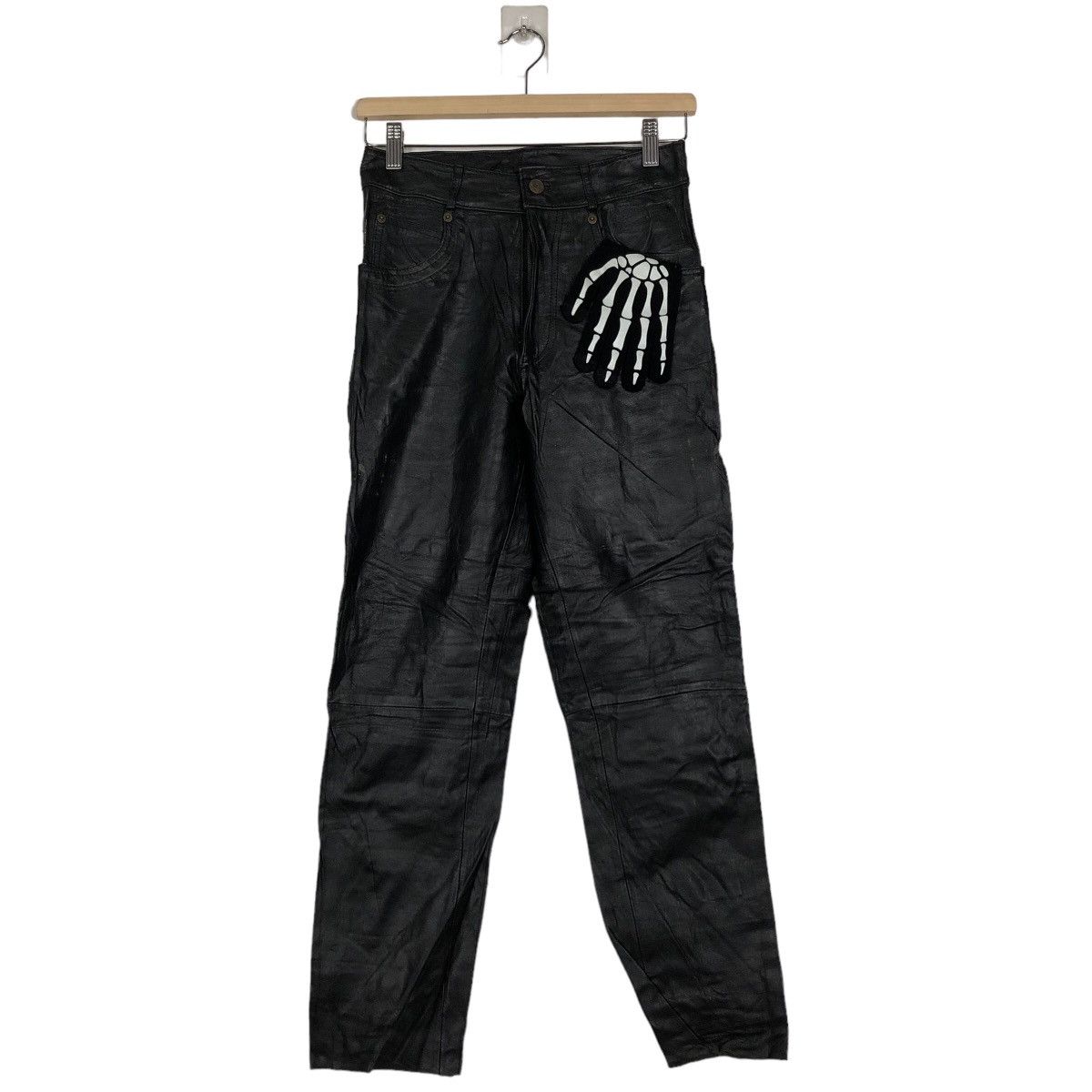 Genuine Leather 🔥Vintage Rare Genuine Leather Pants Big Stone Usa Size US 28 / EU 44 - 2 Thumbnail