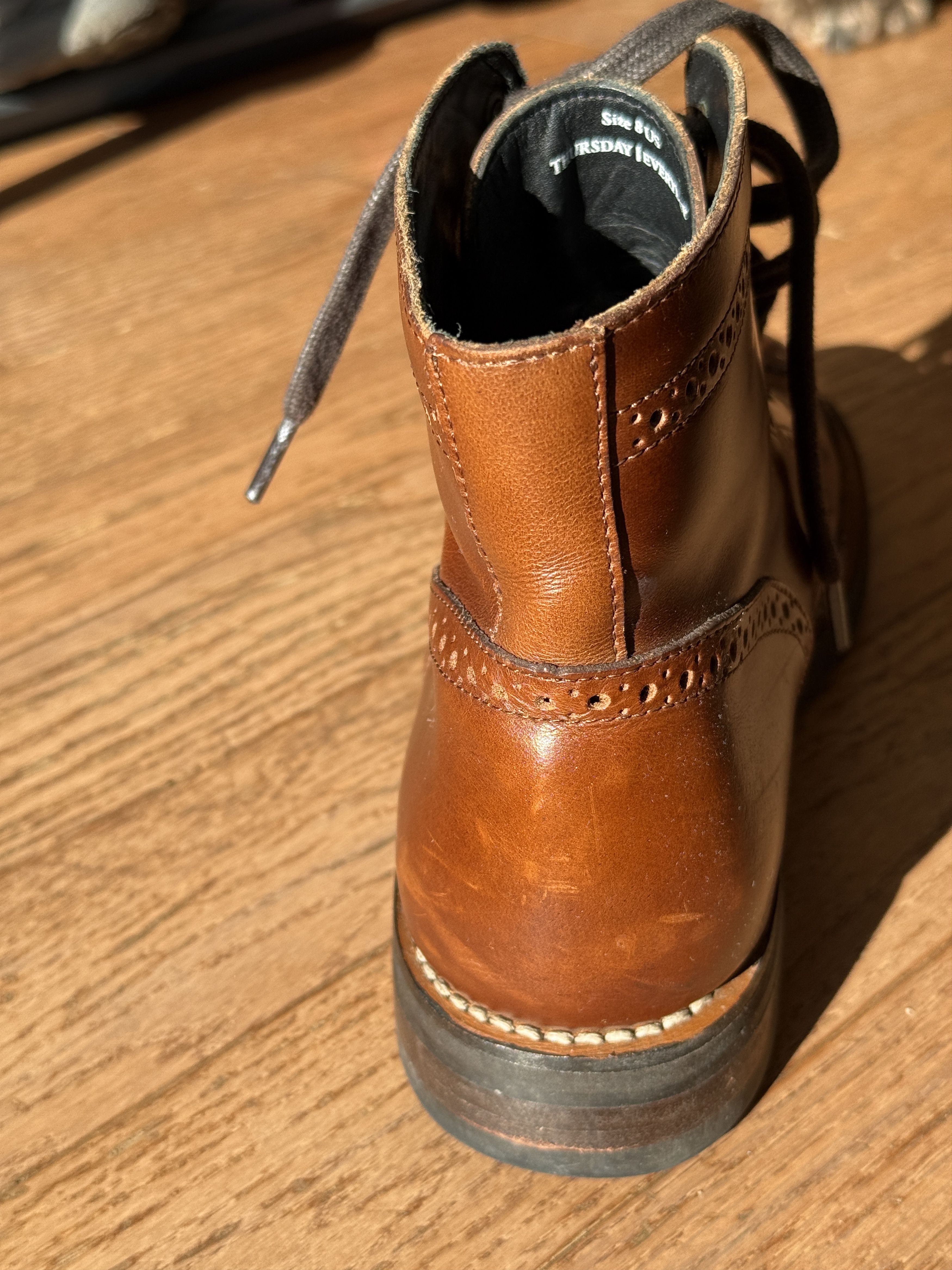 Thursday Boot Company Wingtip Boots Size US 8 / EU 41 - 8 Thumbnail