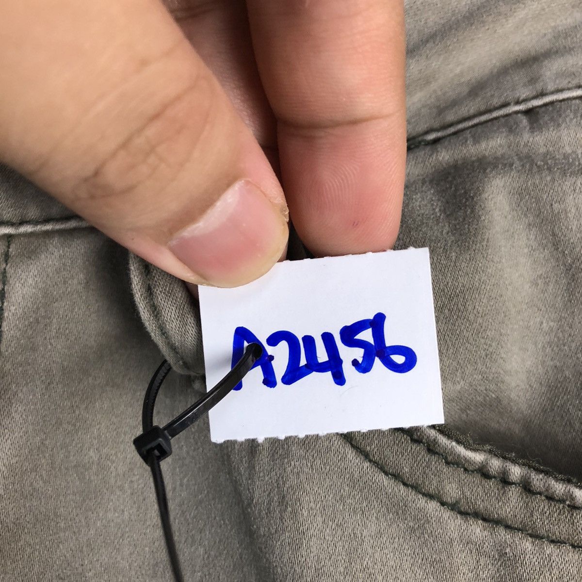 Japanese Brand Spiral Temp Green Cargo Multipocket Pants #A2456 Size 25" / US 0 / IT 36 - 13 Thumbnail