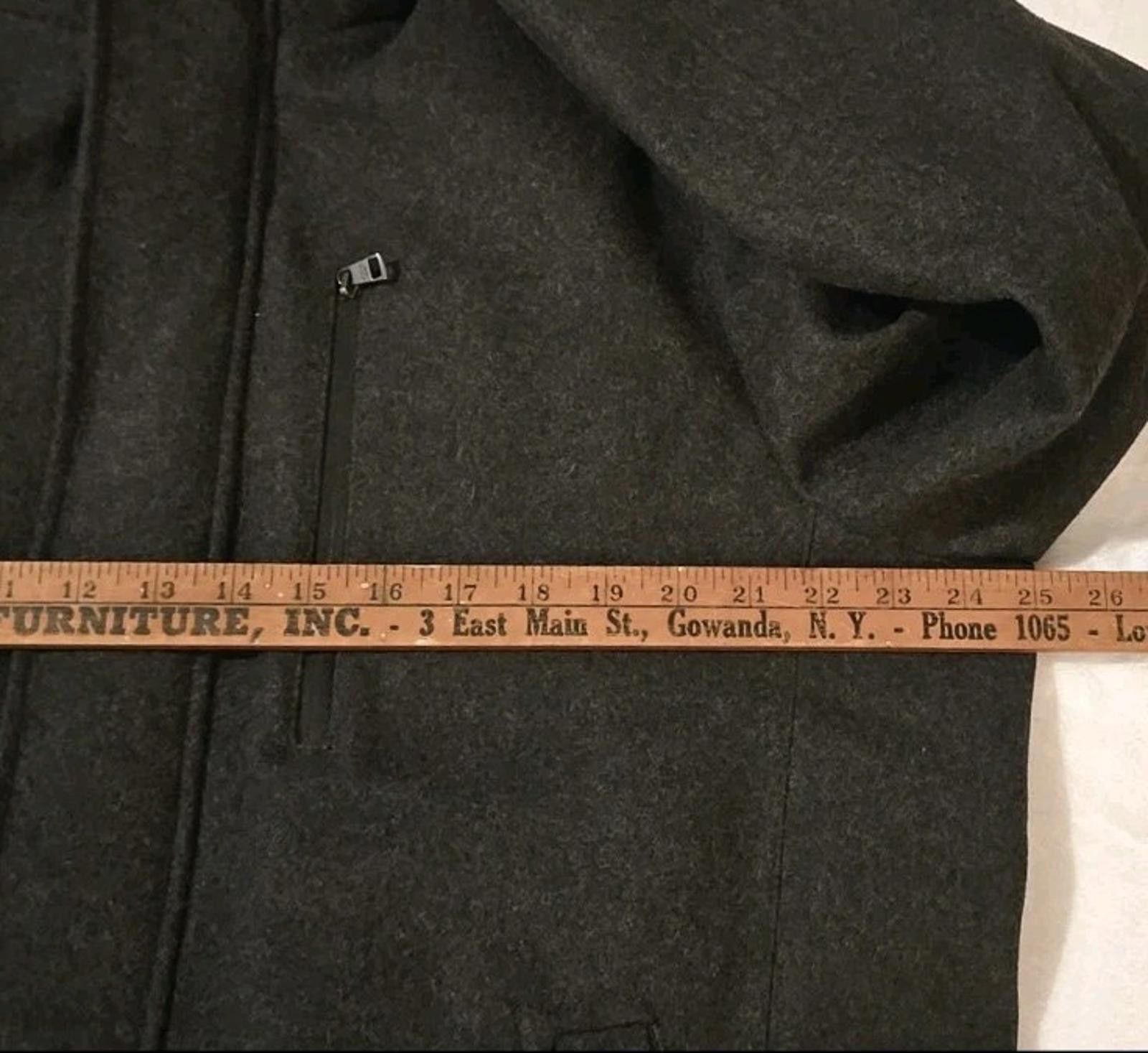 Calvin Klein Calvin Klein Mens Zip Up Wool Coat Jacket Size L Large NEW Size US L / EU 52-54 / 3 - 7 Thumbnail