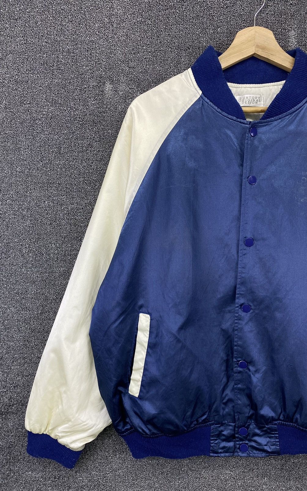 Japanese Brand Vintage Suntory Boss Coffee Logo Varsity Jacket Size US L / EU 52-54 / 3 - 7 Thumbnail