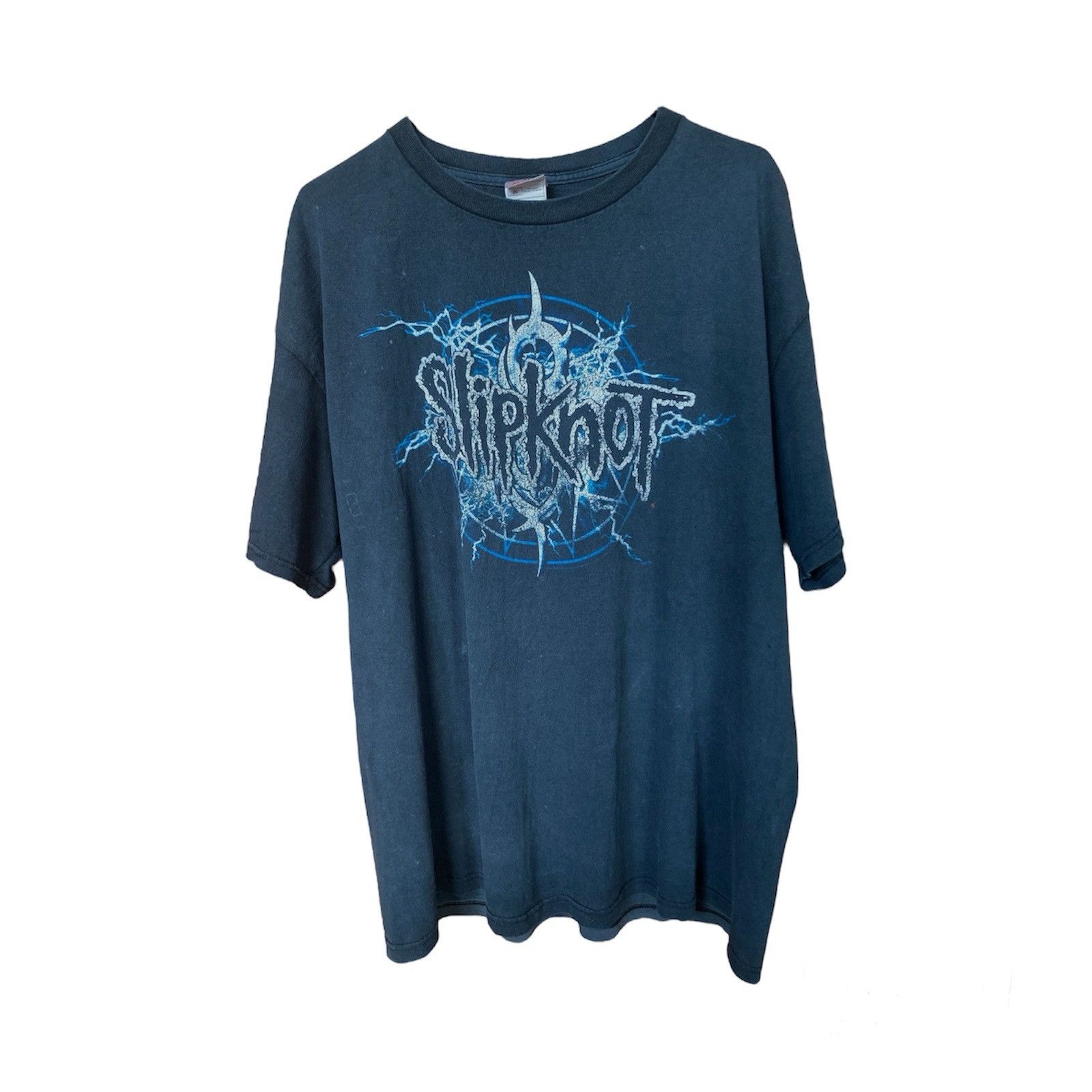 image of Slipknot 2006 Vintage Tee in Blue, Men's (Size XL)