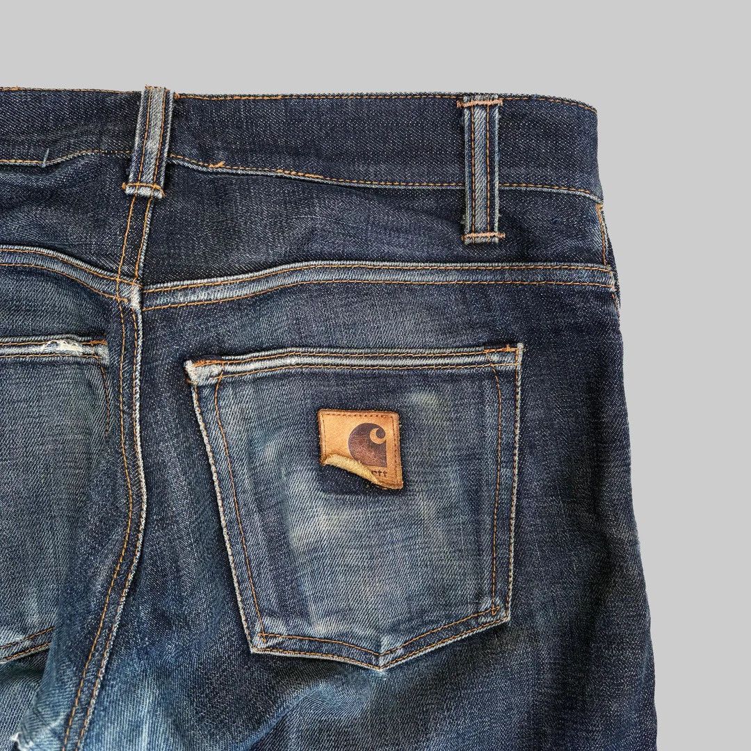 Carhartt × Carhartt Wip Carhartt ‘Privateer’ Selvedge W31 L32 Blue Denim Denim Jeans Size US 31 - 3 Thumbnail