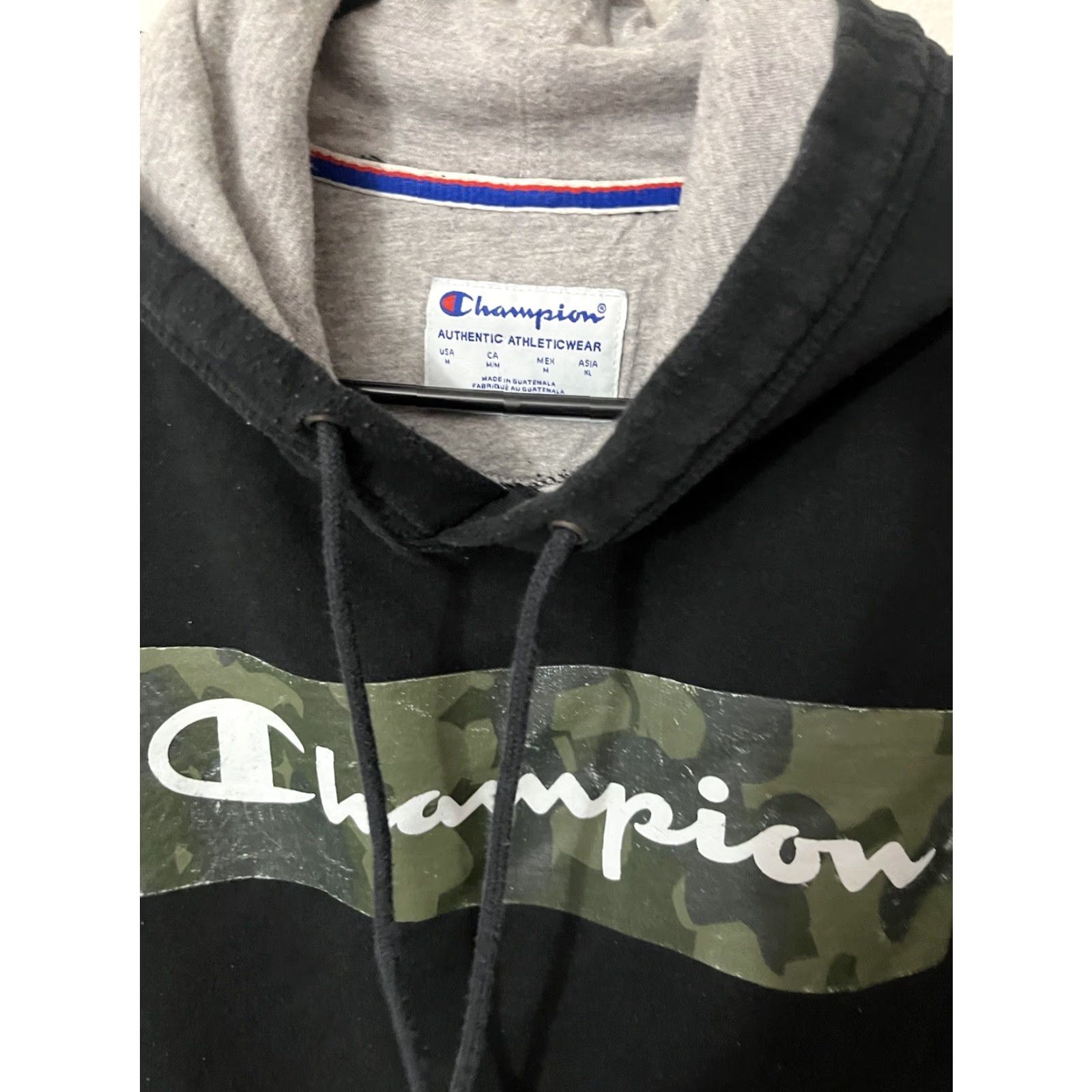 Champion Champion Powerblend Hoodie Men’s Medium Black Pullover, Hooded, Long Sleeve, Crew Neck, Pouch Pocket, Logo, Gym & Training, Fall Winter, Regular Fit Size US M / EU 48-50 / 2 - 2 Thumbnail