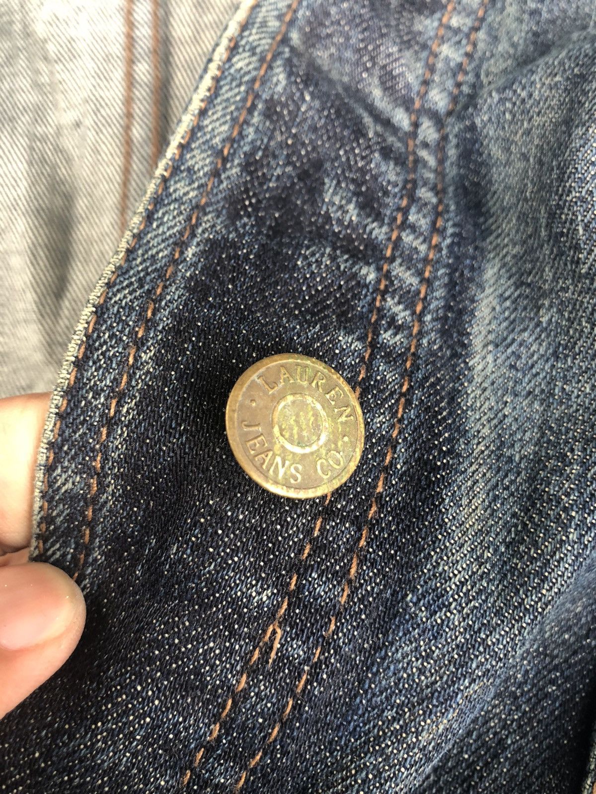 Lauren Ralph Lauren Ralph Lauren Denim Jacket Distressed Denim Size US L / EU 52-54 / 3 - 20 Thumbnail