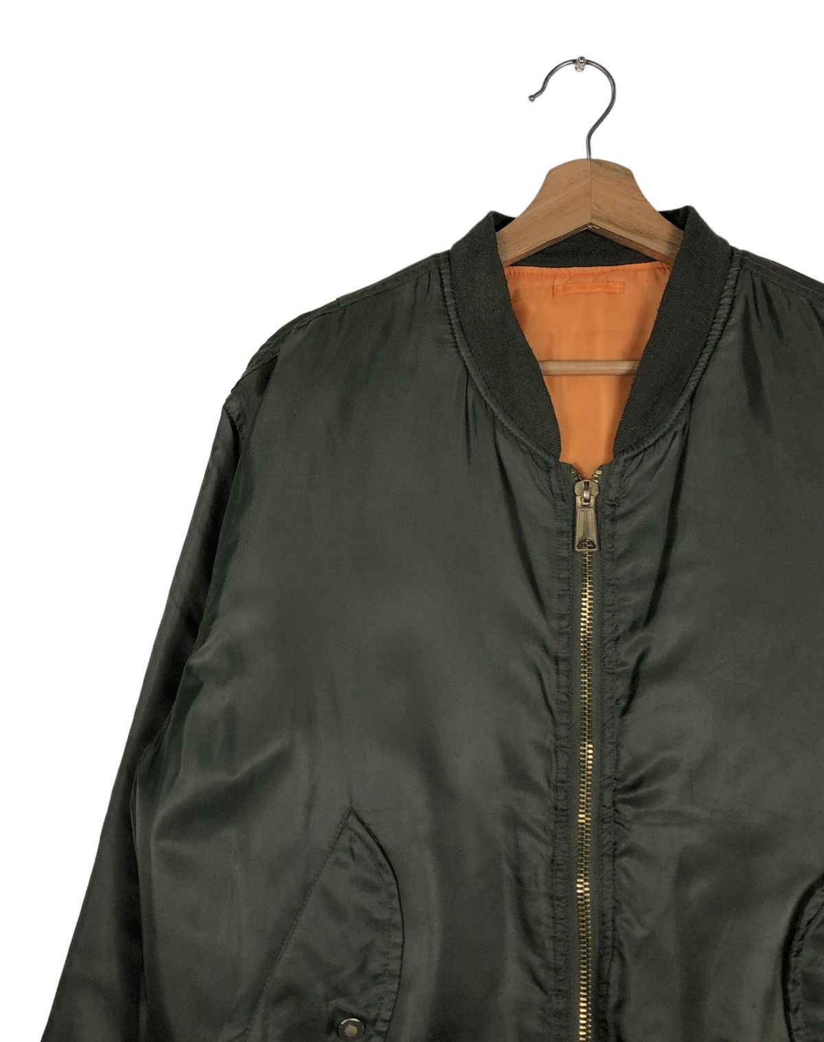 Vintage 🔥VINTAGE REVERSIBLE BOMBER JACKET MILITARY GARMENTS Size US L / EU 52-54 / 3 - 7 Thumbnail