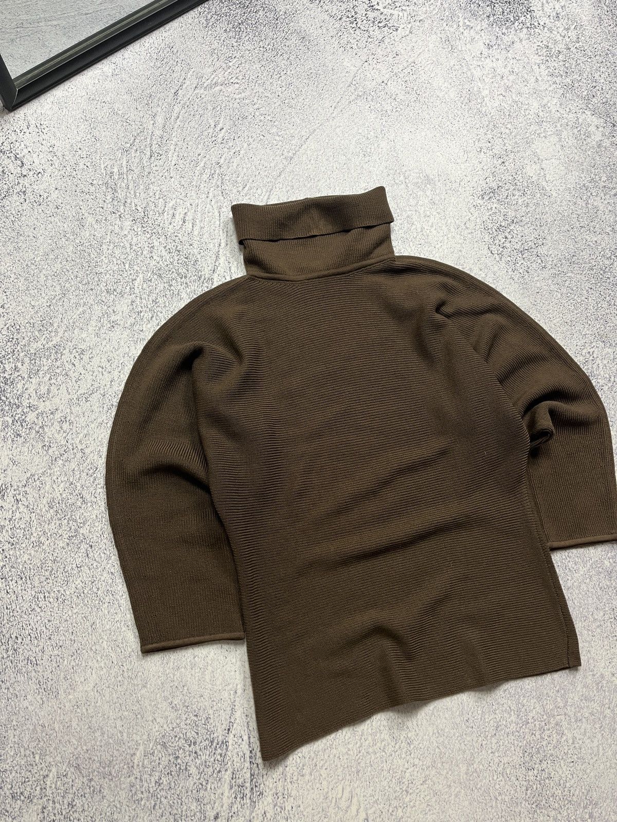 Escada Escada Brown Mosh Neck Knit Wool Sweater Made in Italy Size M / US 6-8 / IT 42-44 - 3 Thumbnail