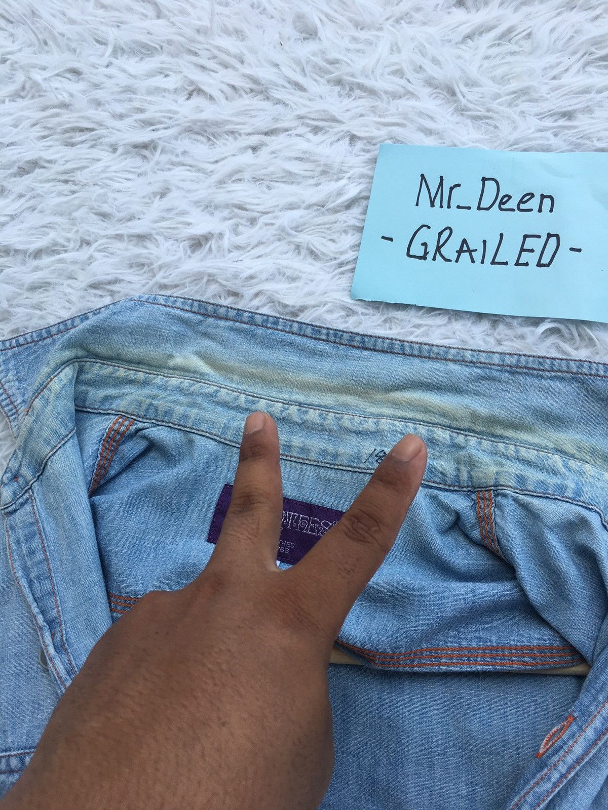 Nepenthes Rare Vintage Nepenthes Jeans Shirt Size US L / EU 52-54 / 3 - 16 Thumbnail