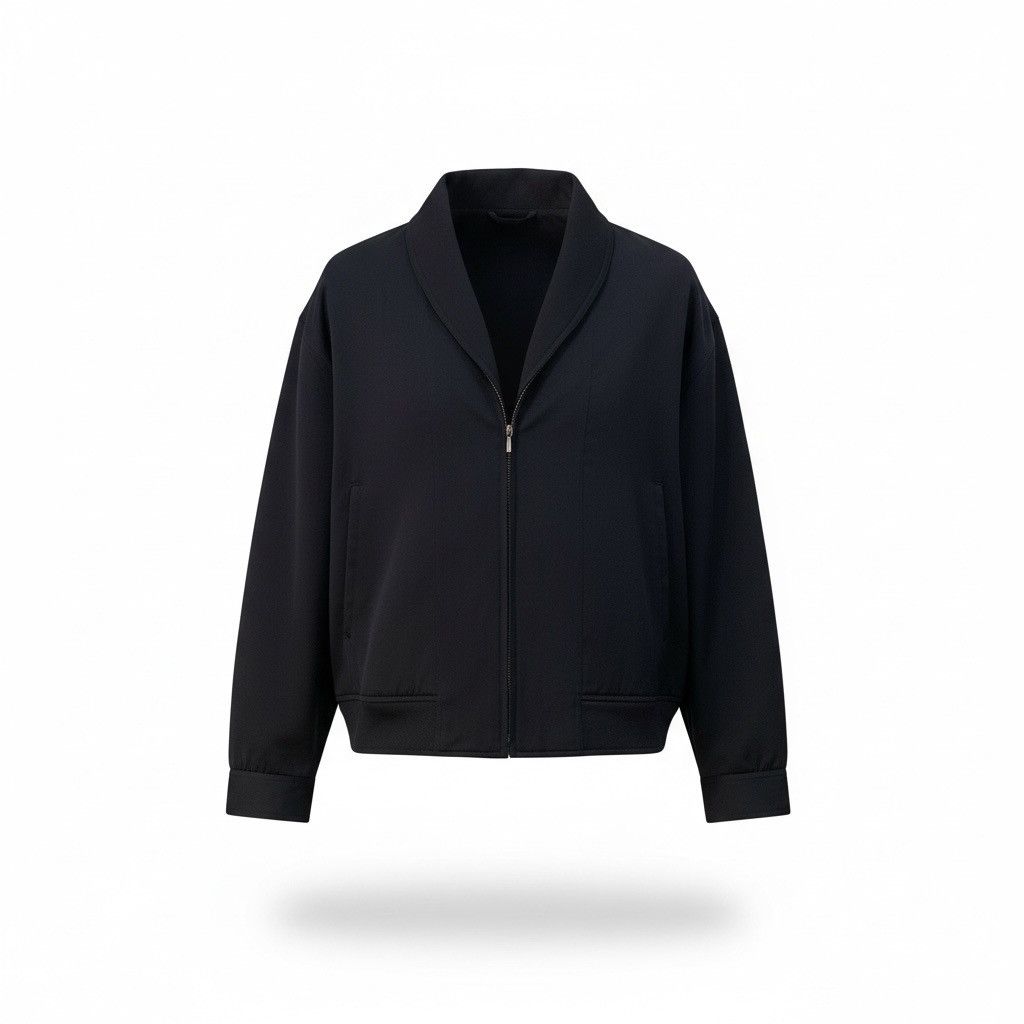 Balenciaga Vintage Balenciaga Paris Black- Wool Jacket Size L / US 10 / IT 46 - 1 Thumbnail