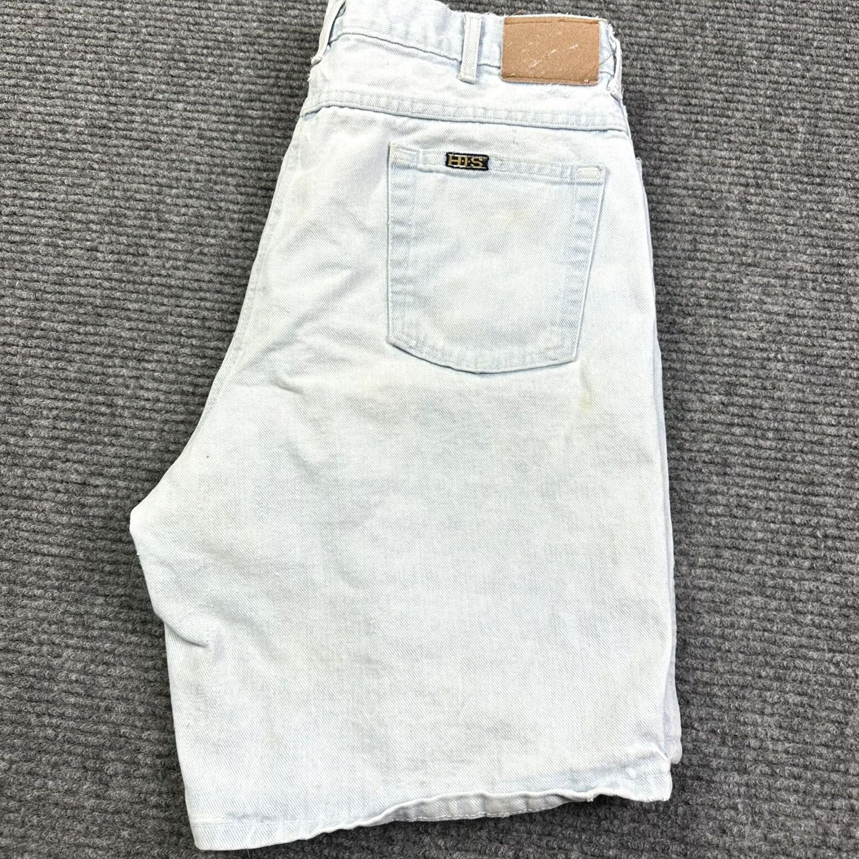 Vintage VINTAGE HIS Blues Denim Shorts Jeans Adult 33in Waist 90s Made In USA Blues Jeans Shorts Mens Size US 33 - 7 Thumbnail