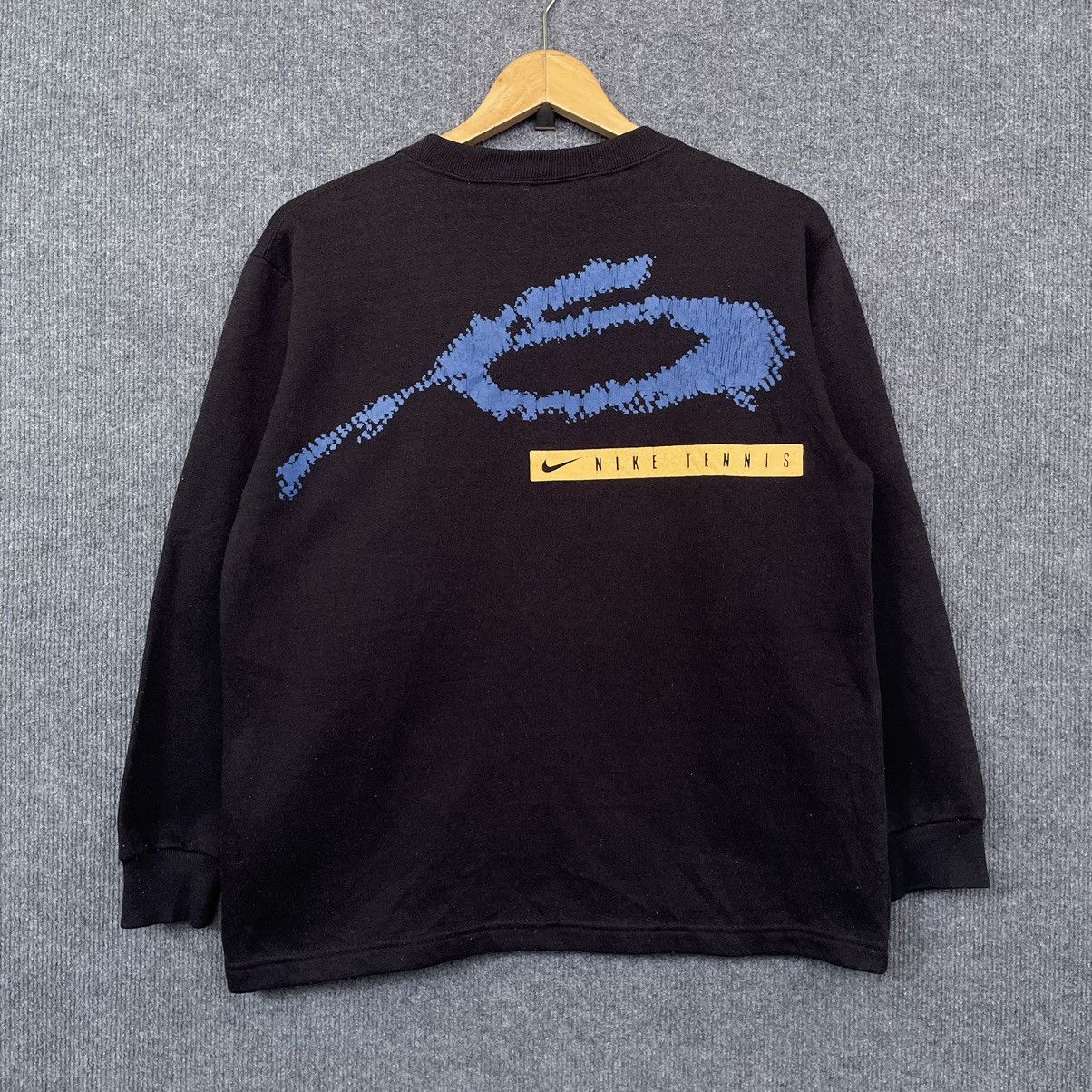 Vintage Vintage 90s Nike Agassi Crewneck Sweatshirt Size US S / EU 44-46 / 1 - 1 Thumbnail