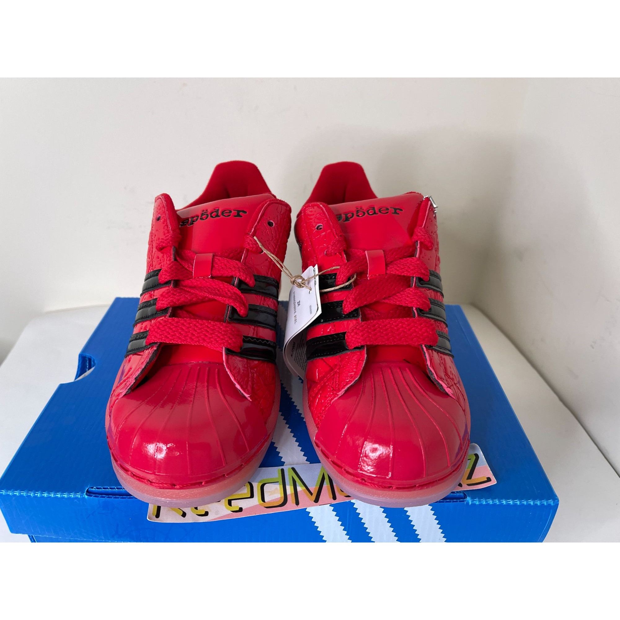 Adidas Adidas Superstar SP5DER Red Black MENS 5US Size US 5 / EU 37 - 3 Thumbnail