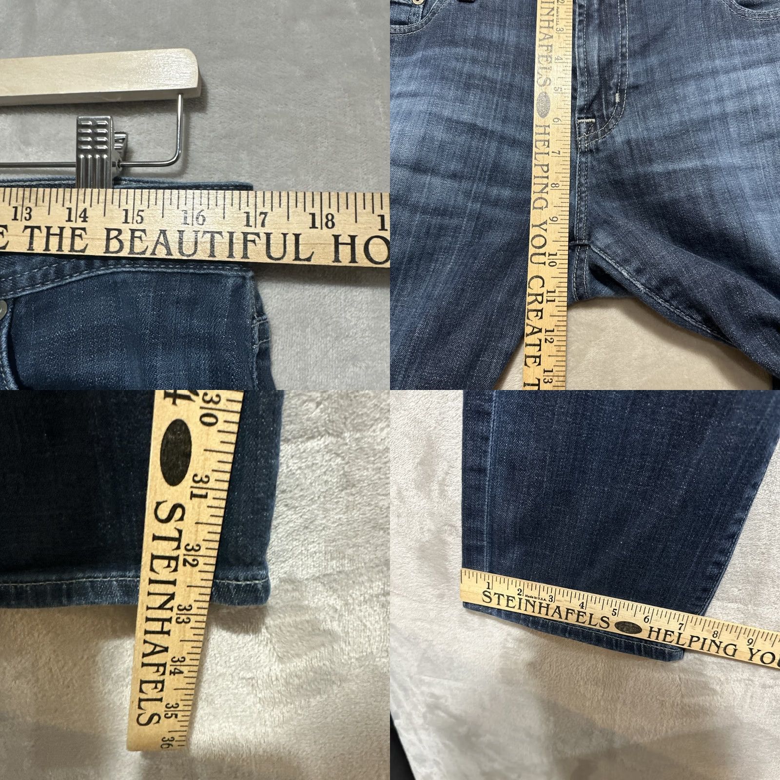 Vintage VINTAGE AG Adriano Goldschmied Jeans Mens Size 33 Blue The Graduate Tailored Leg Jeans Mens Regular Blue 33 City Preppy USA Boys? Size US 33 - 8 Thumbnail
