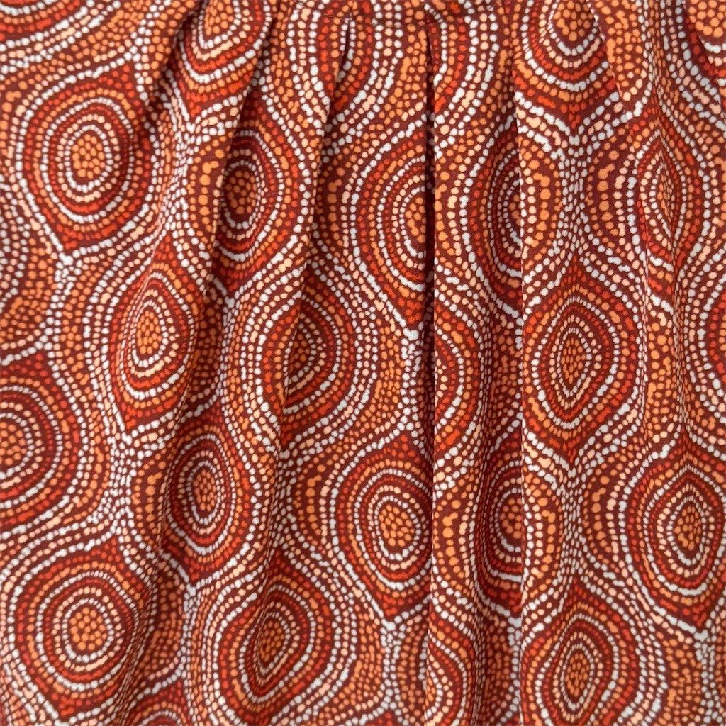 Merona Merona Blouse Womens XL Sleeveless Red Orange Geometric Dot Size XL / US 12-14 / IT 48-50 - 3 Thumbnail