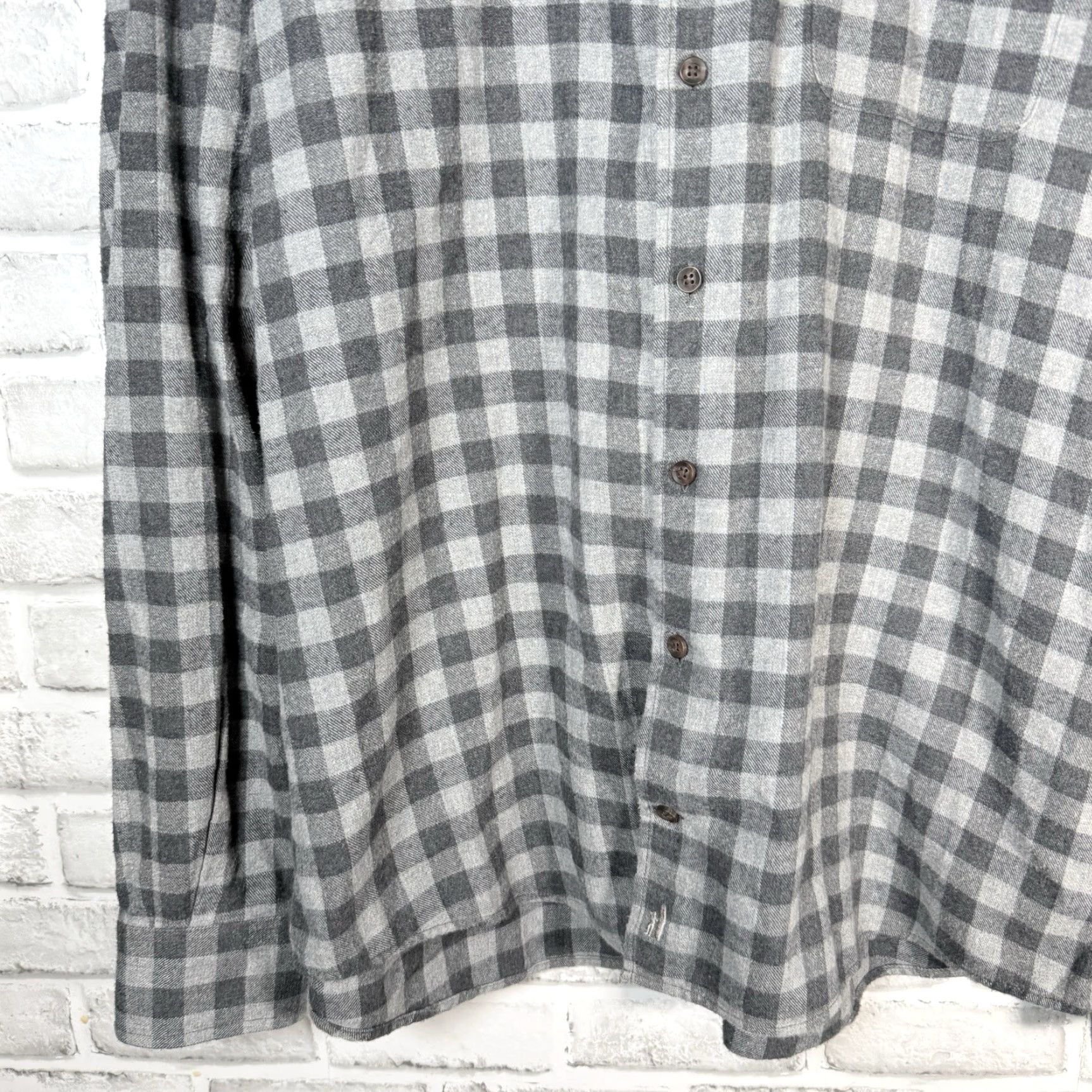 johnnie-O JOHNNIE-O Plaid Flannel Button-Up Shirt Long Sleeve Adult Large Multicolor Mens Size US L / EU 52-54 / 3 - 3 Thumbnail