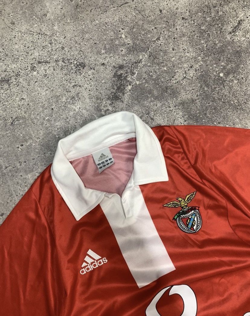 Adidas 2004 Spain Vintage Soccer Adidas Benfica Jersey Football Tee Size US S / EU 44-46 / 1 - 4 Thumbnail