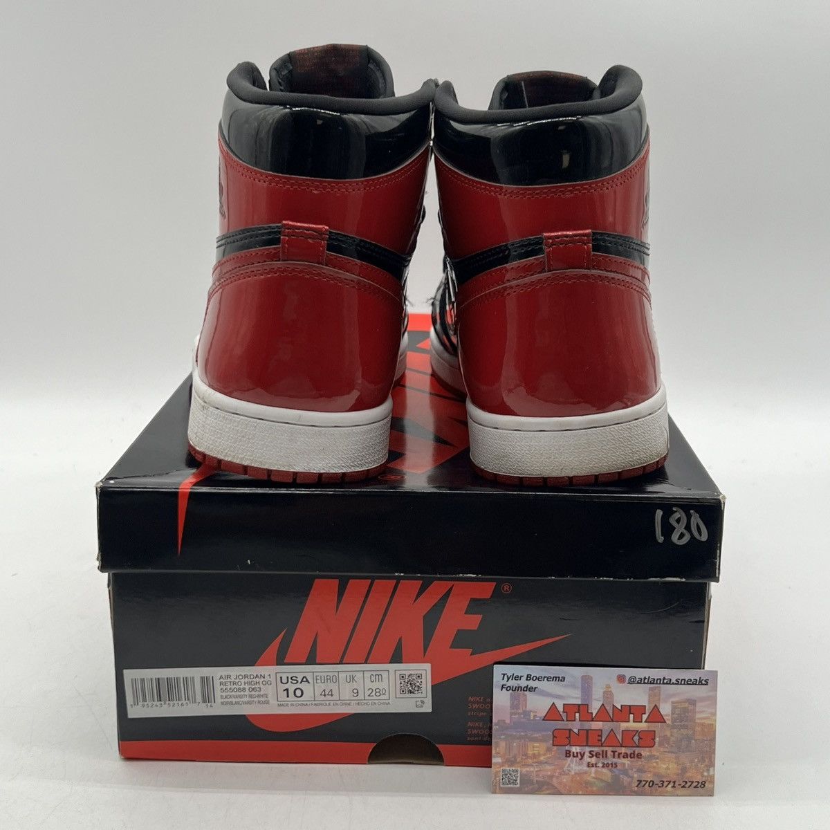 Nike Air Jordan 1 high bred Size US 10 / EU 43 - 3 Thumbnail