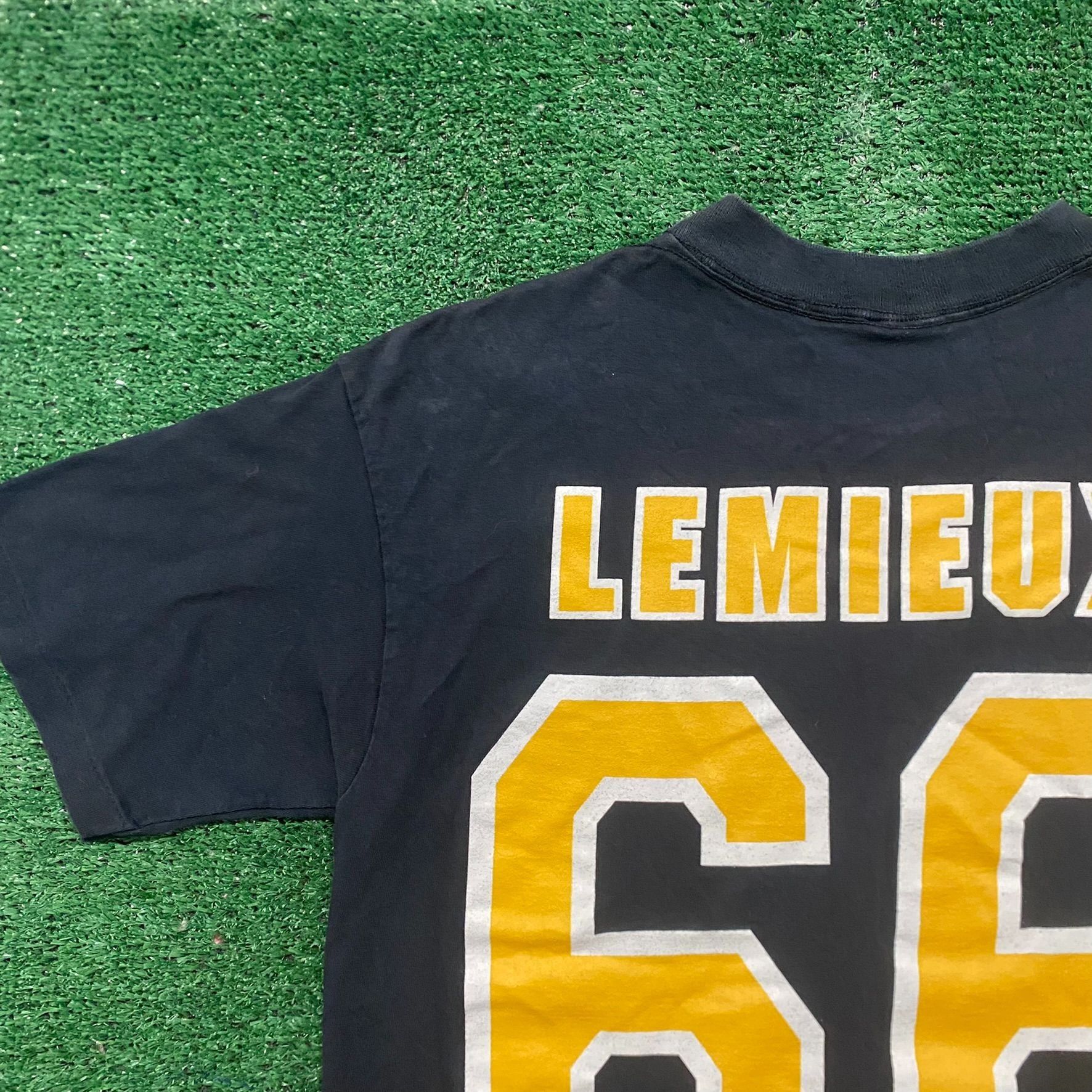 NHL Vintage 90s Pittsburgh Penguins NHL Hockey Single Stitch Tee Size US M / EU 48-50 / 2 - 7 Thumbnail