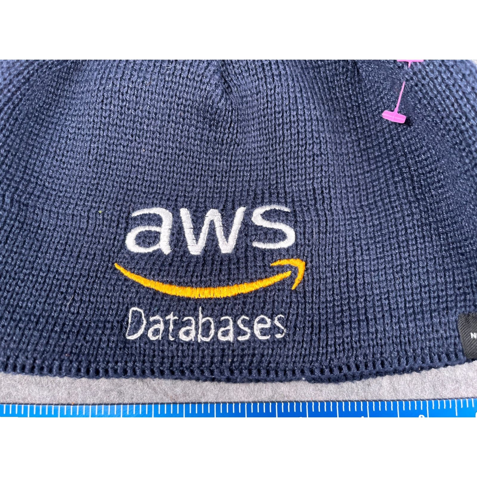 The North Face The North Face Beanie Hat One Size Blue Knit Polyester Unisex Adults Mens Womens Outdoor Logo 90s Size ONE SIZE - 2 Thumbnail