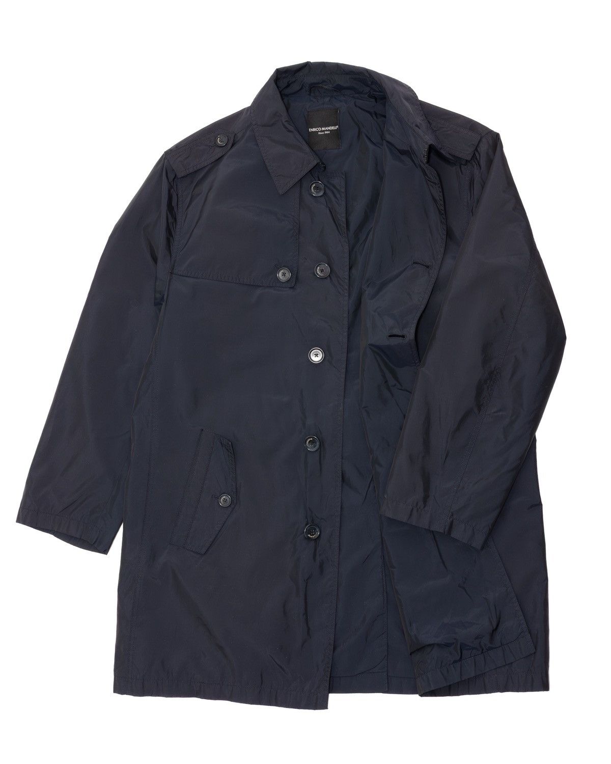 ENRICO MANDELLI Loro Piana Rain System Trench Coat