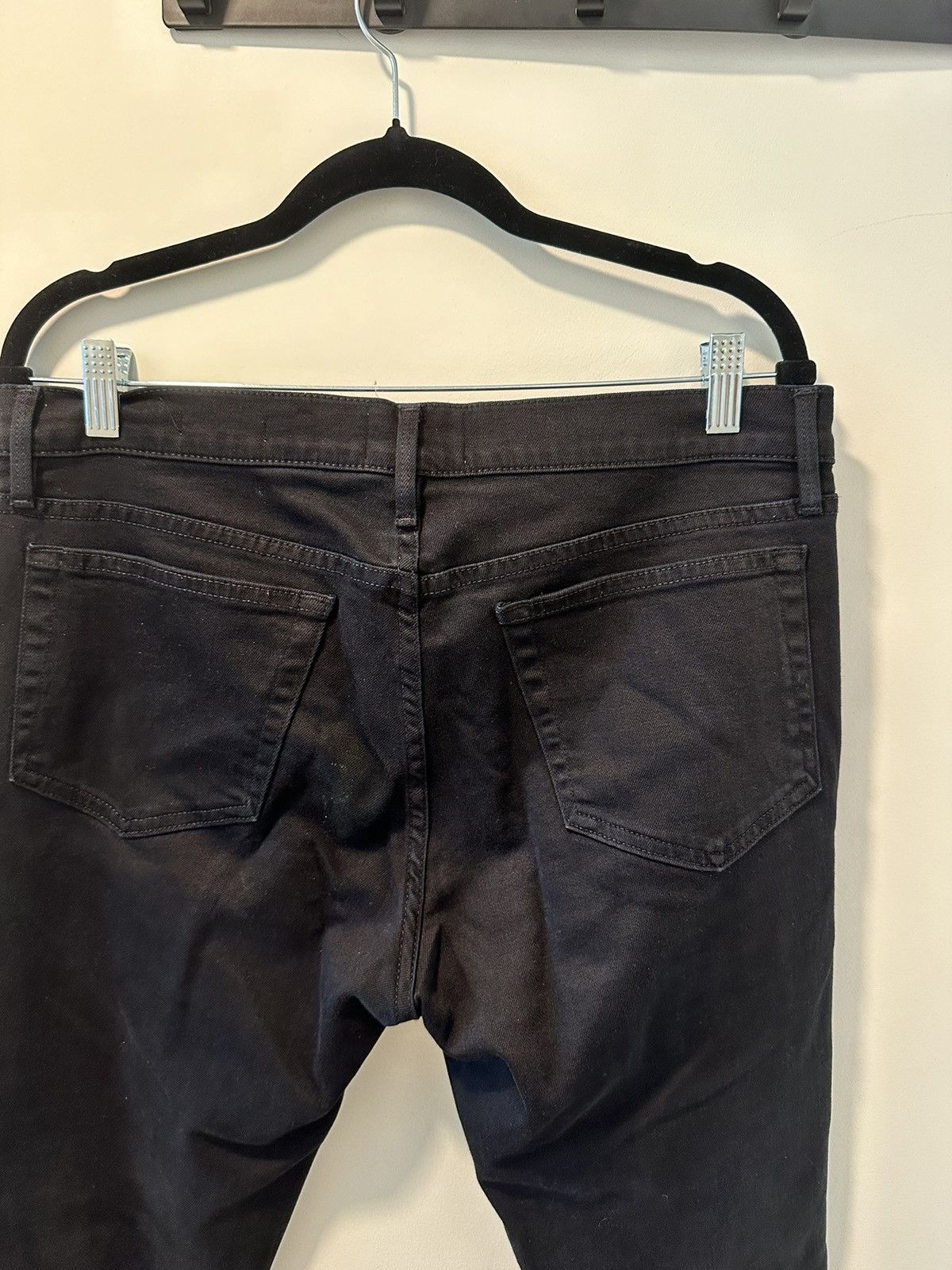 Frame Black Skinny Denim Jeans by Frame! Size US 32 / EU 48 - 3 Thumbnail