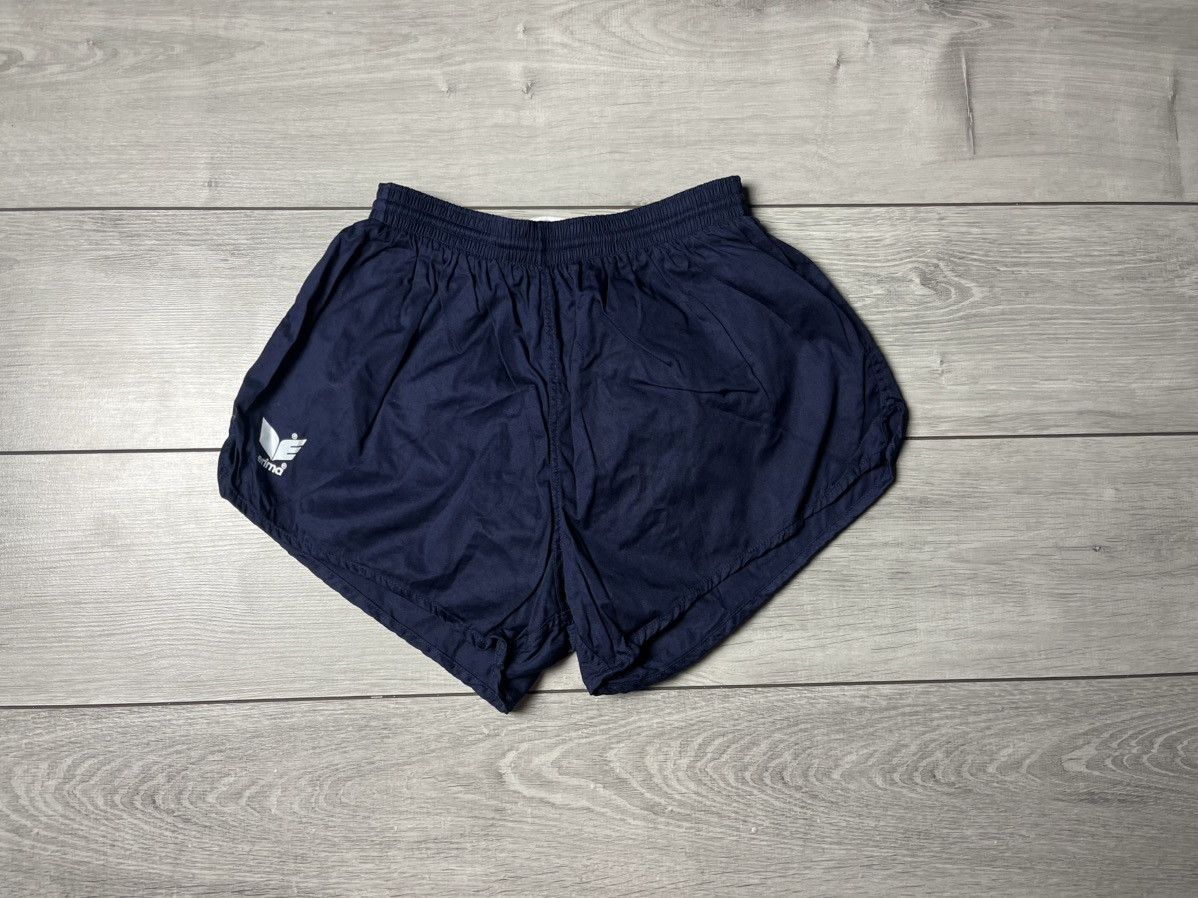 Erima Vintage 90s Erima Shiny Cotton Sprinter Football Shorts Sz 7 Size US 34 / EU 50 - 1 Thumbnail