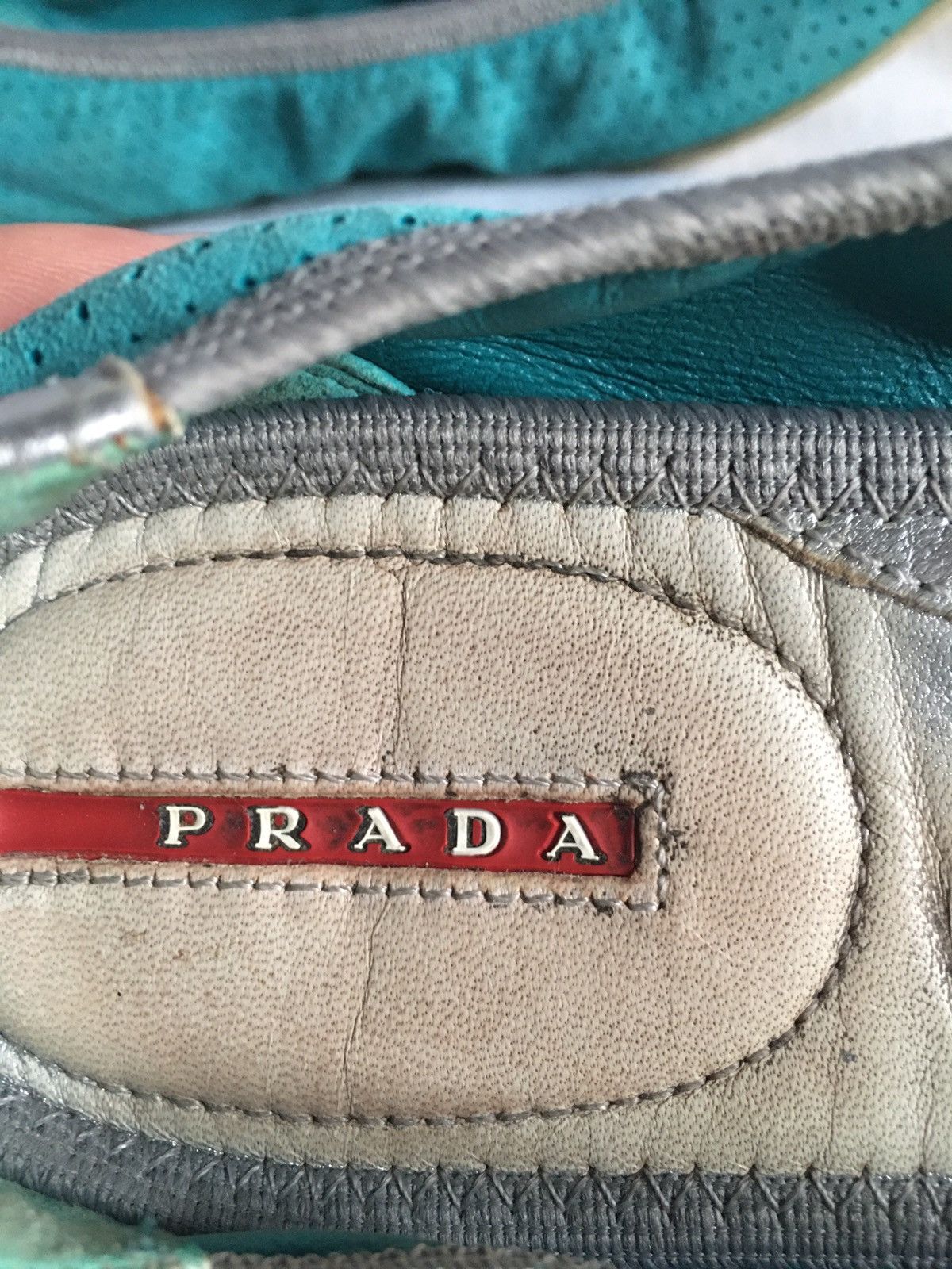 Prada PRADA Nappa Patent Perforated Ballet Flats Size EU 38.5 Size US 8.5 / IT 38.5 - 9 Thumbnail
