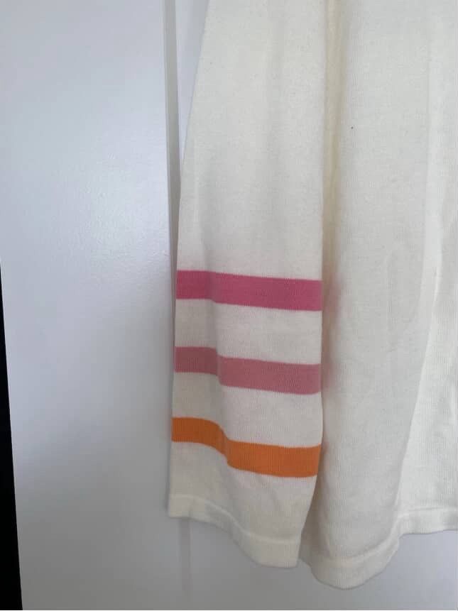 Nautica Nautica Marshmallo Lightweight Striped Cuff Sweater NWT Size XL / US 12-14 / IT 48-50 - 3 Thumbnail