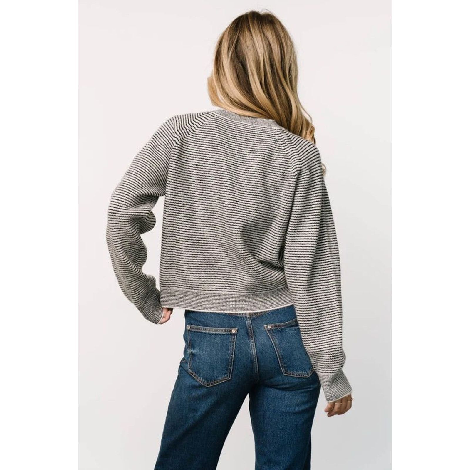 Other Baltic Born Zadie Striped Sweatshirt NWT $71.00 retail Size XL / US 12-14 / IT 48-50 - 2 Thumbnail