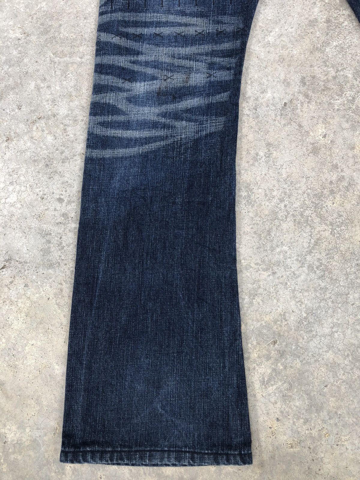 If Six Was Nine Flared Jeans Urban Craft Distressed Jeanss Size US 33 - 11 Thumbnail