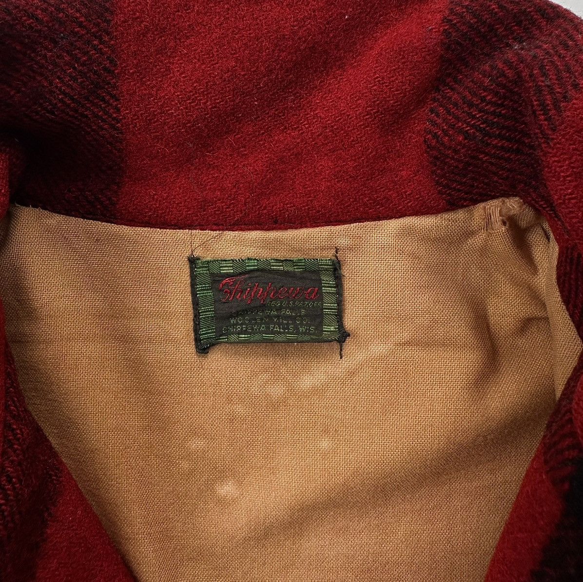 Chippewa 50s Chippewa Mackinaw Red Plaid Wool Hunting Jackets Size US L / EU 52-54 / 3 - 4 Thumbnail