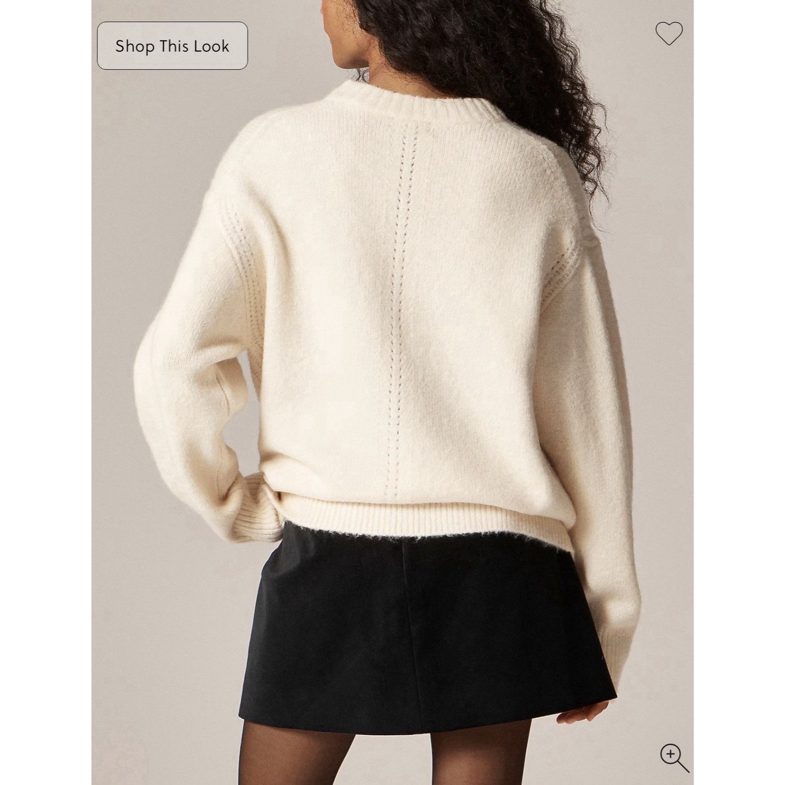 J.Crew J.Crew Womens Relaxed Bow Print Crewneck Pullover Small Crea Size S / US 4 / IT 40 - 3 Thumbnail