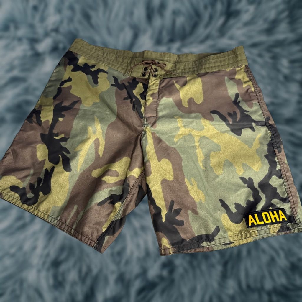 Vintage VINTAGE Birdwell Beach Britches Shorts Men Sz 42 Camo