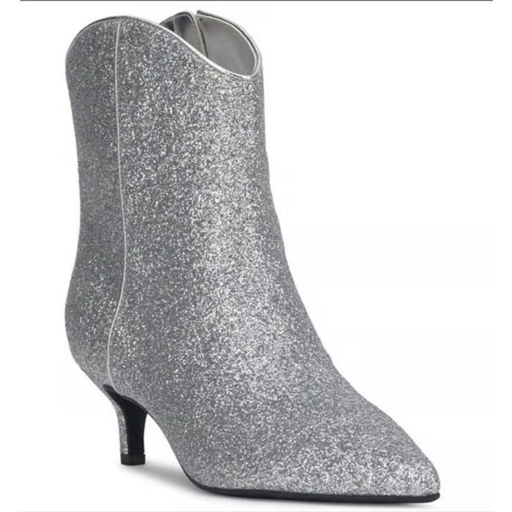 On On 34th Aatirap Tulip Silver Glittered Boots Size 8 Size US 8 / IT 38 - 2 Thumbnail