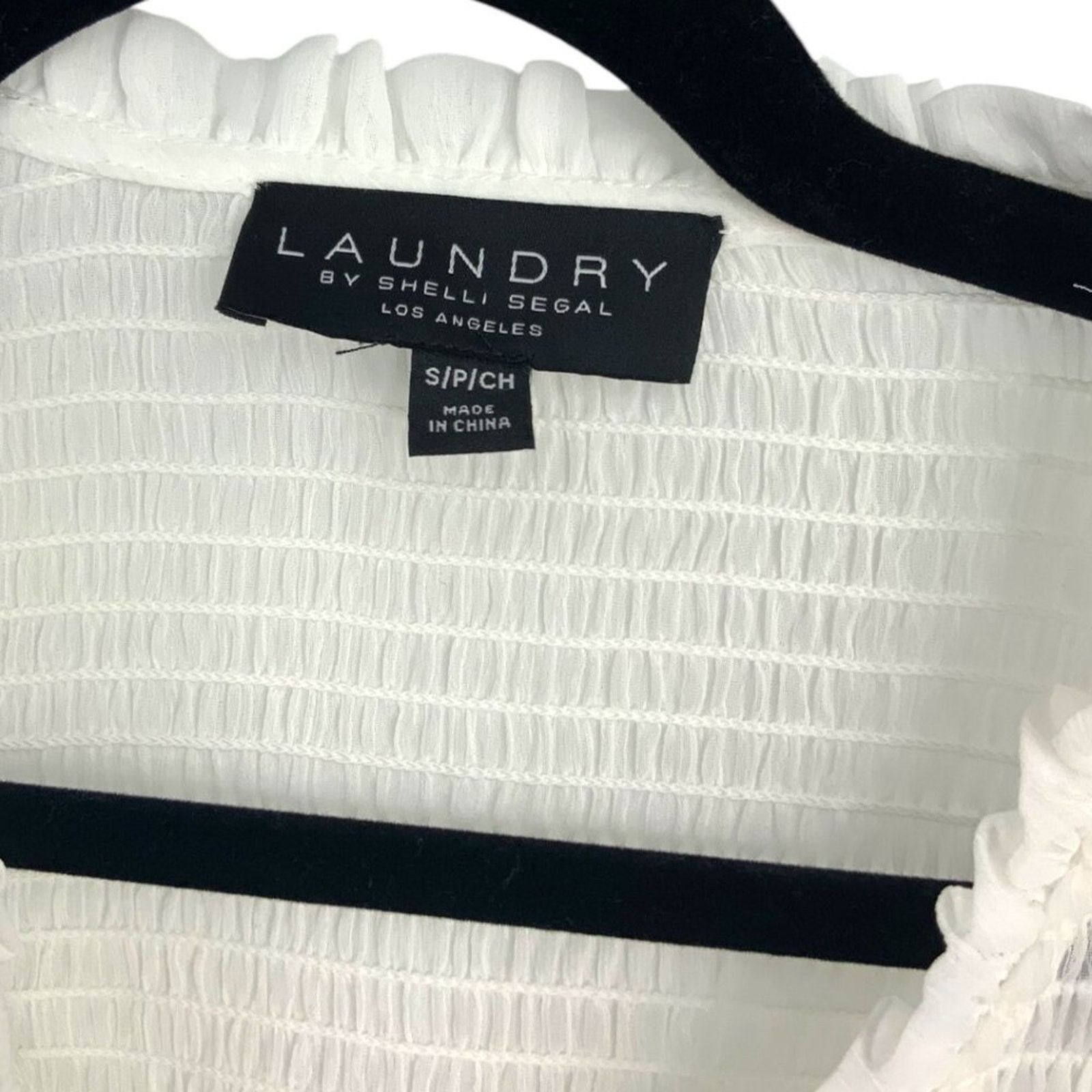 Laundry by Shelli Segal Laundry by Shelli Segal White Blouse Small NWOT $89 MSRP Size S / US 4 / IT 40 - 4 Thumbnail