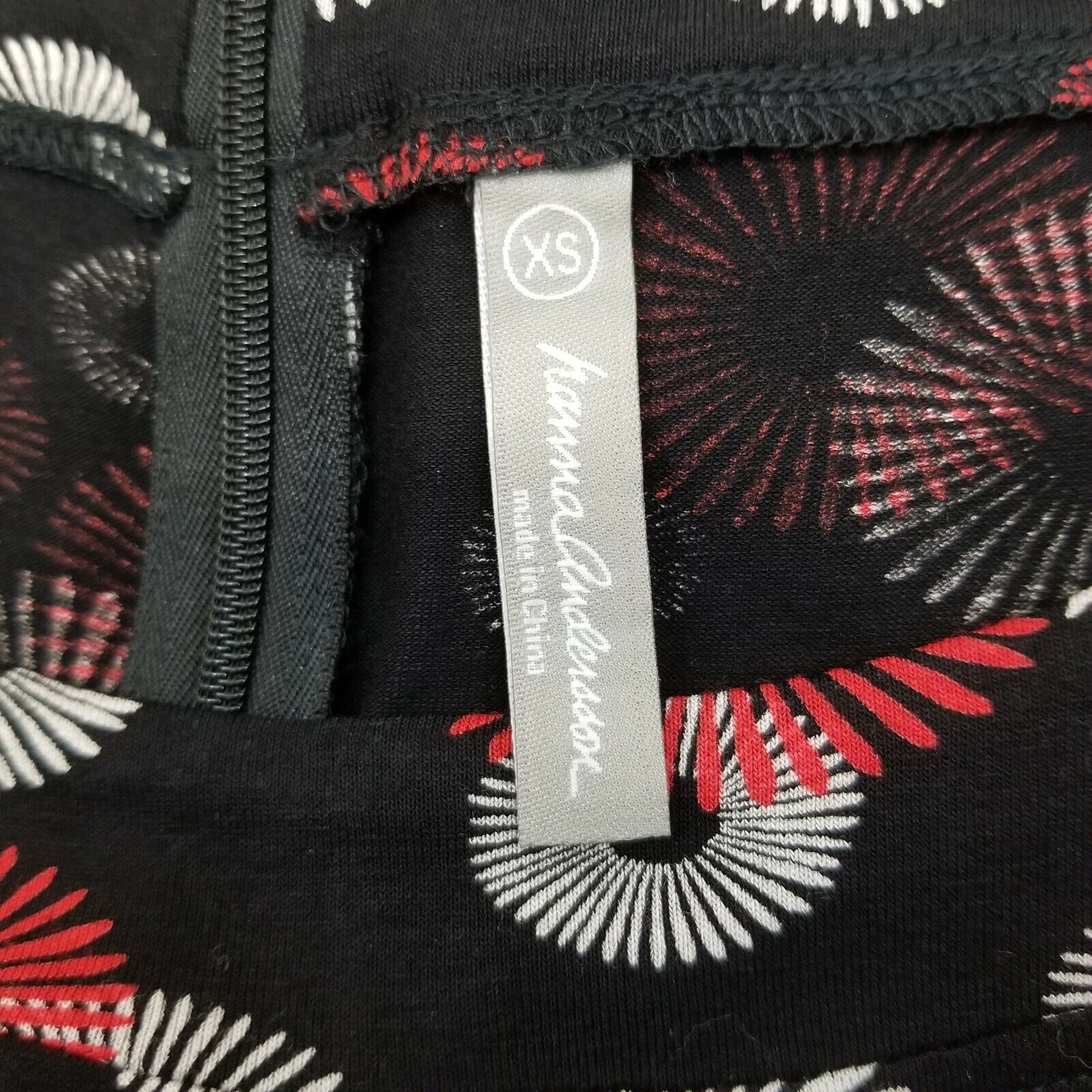 Vintage Hanna Andersson XS Dress Red Black Floral Ruffled Hem Maxi M Size XS / US 0-2 / IT 36-38 - 5 Thumbnail